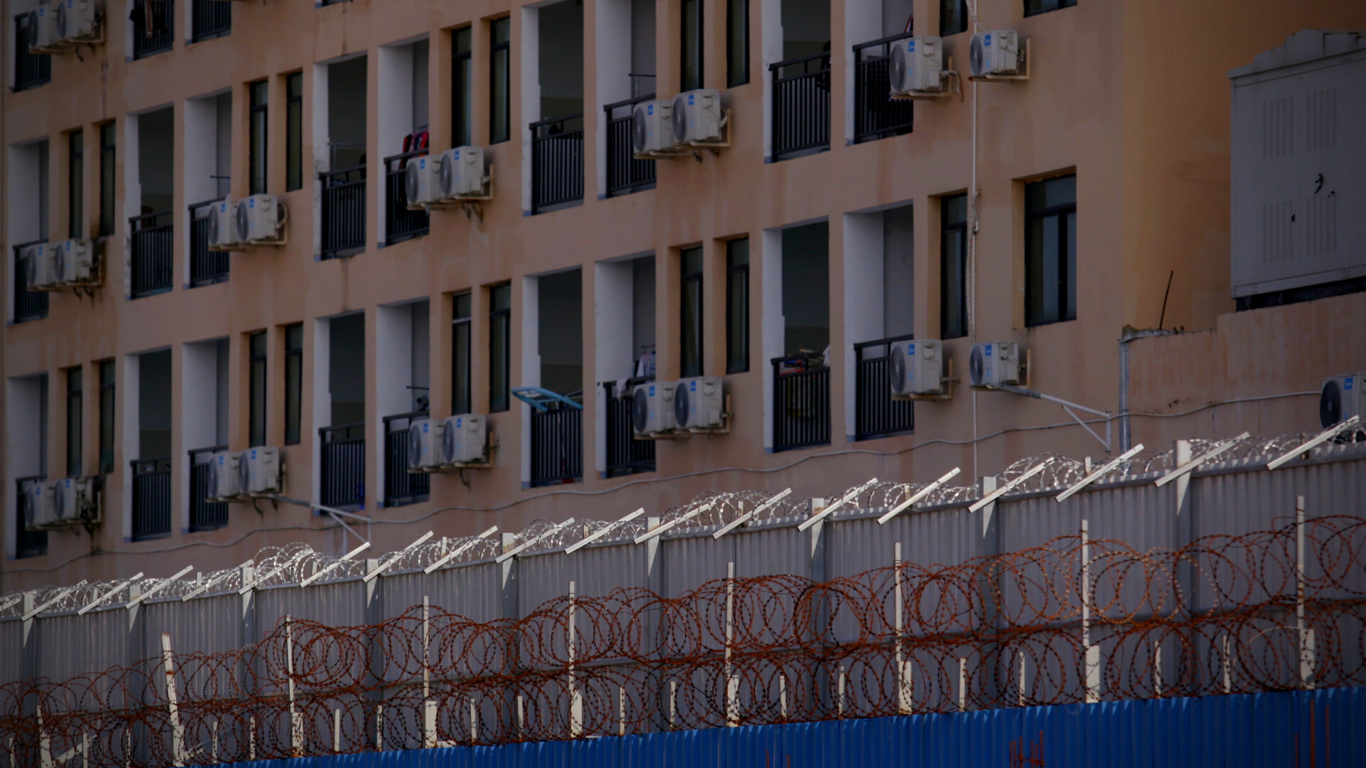 A scamming compound in Cambodia