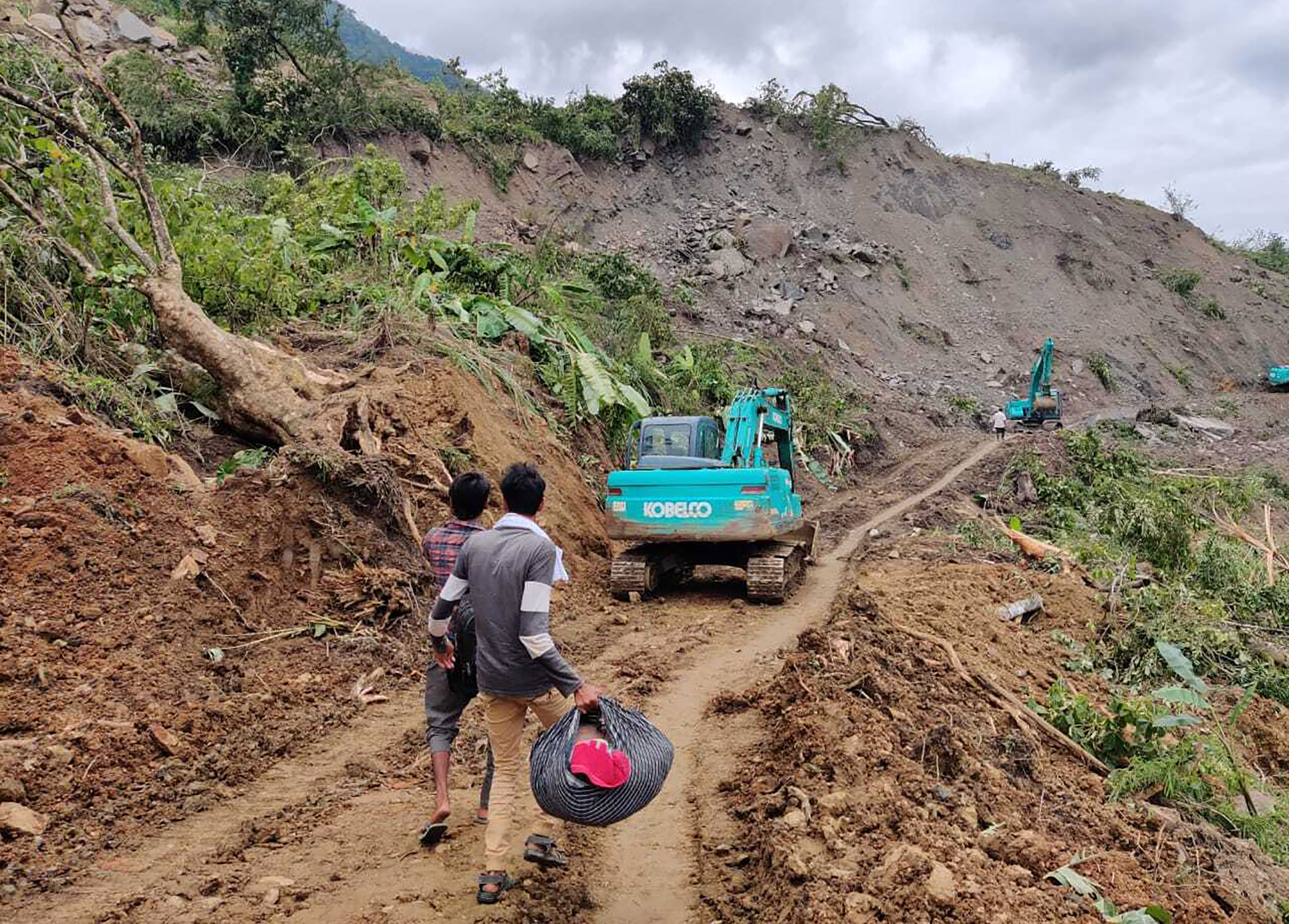 India Manipur landslide
