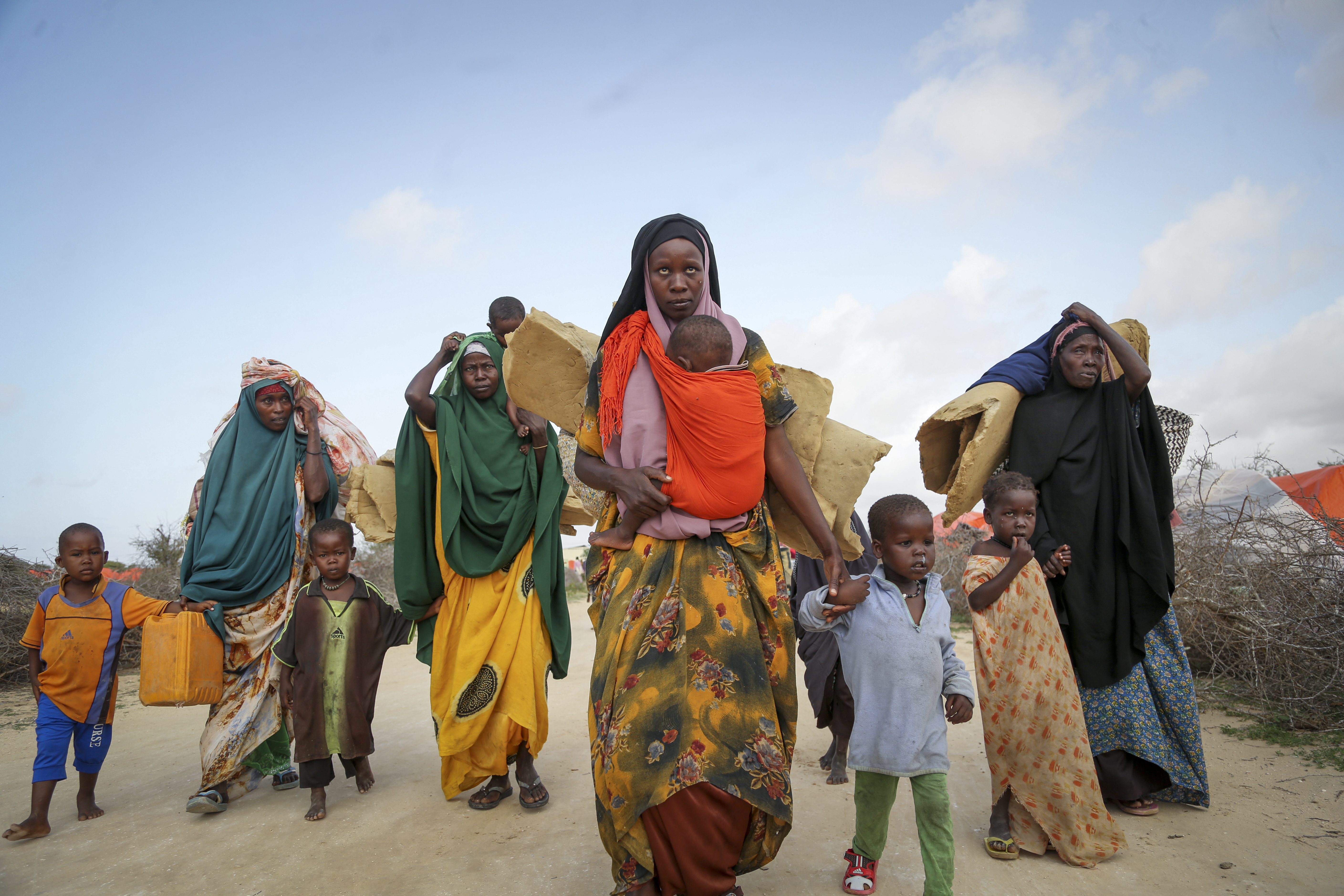 Somalis who fled drought-stricken areas