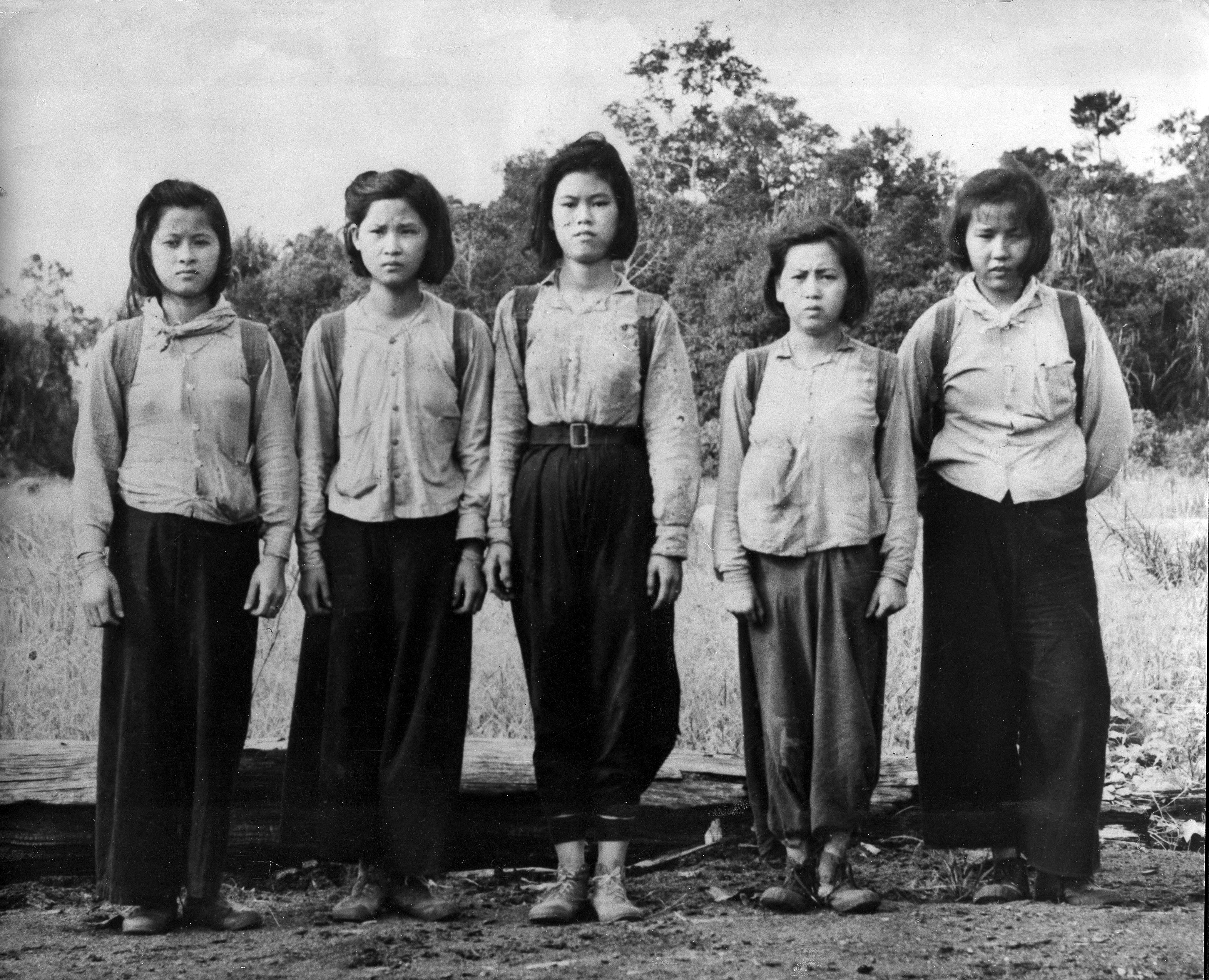 A group of women who worked as cooks and nurses with the communist fighters during the malayan emergency
