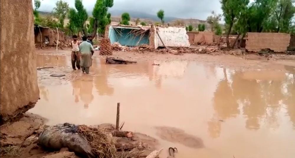 Pakistan village after floods