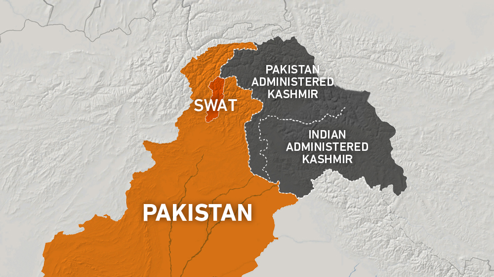 Swat Pakistan map