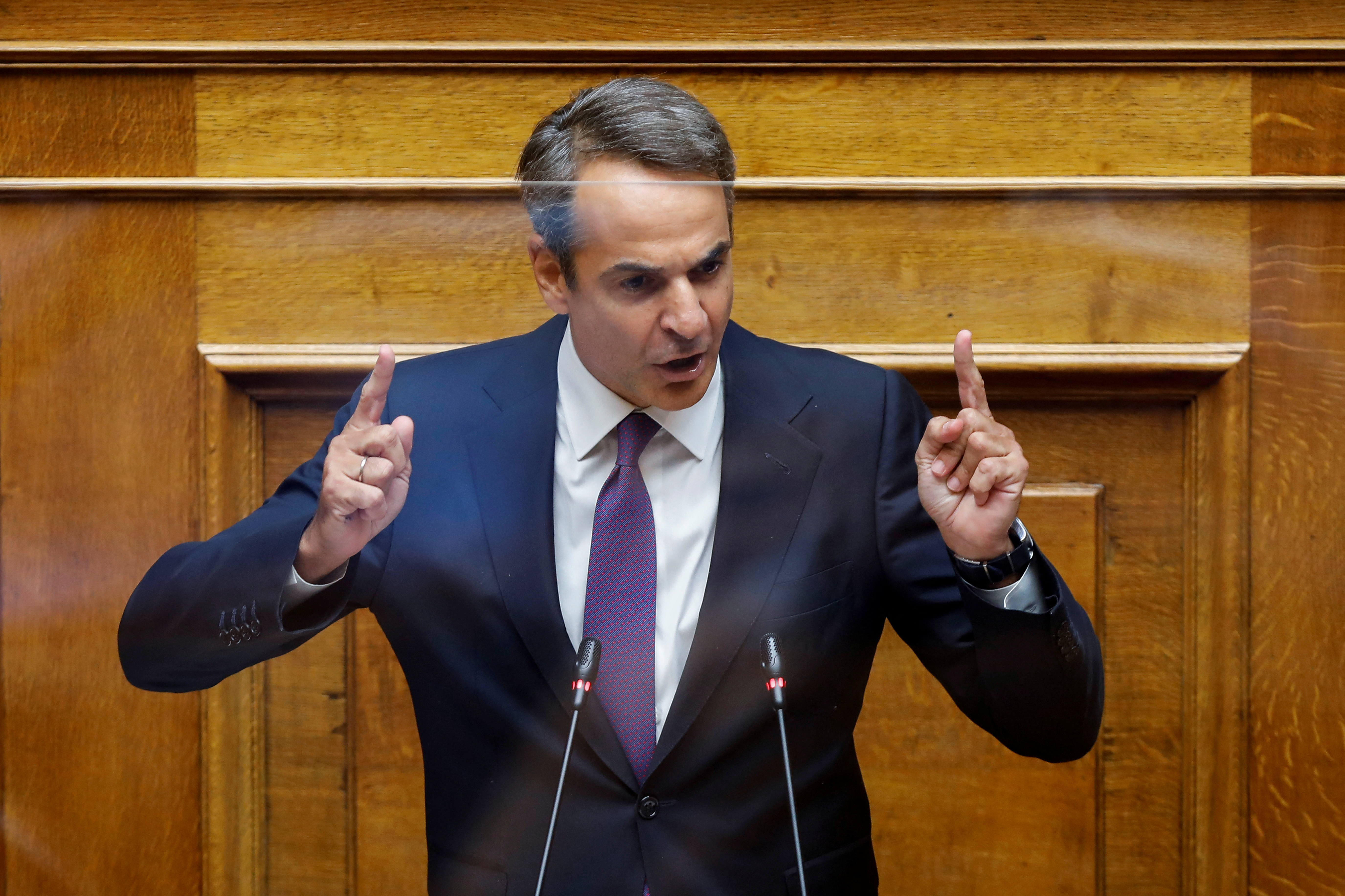 Greek Prime Minister Kyriakos Mitsotakis