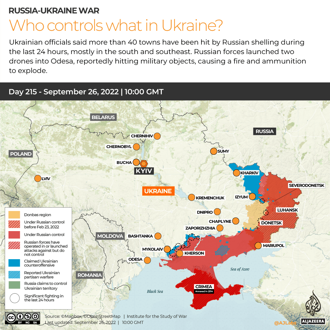 INTERACTIVE - WHO CONTROLS WHAT IN UKRAINE