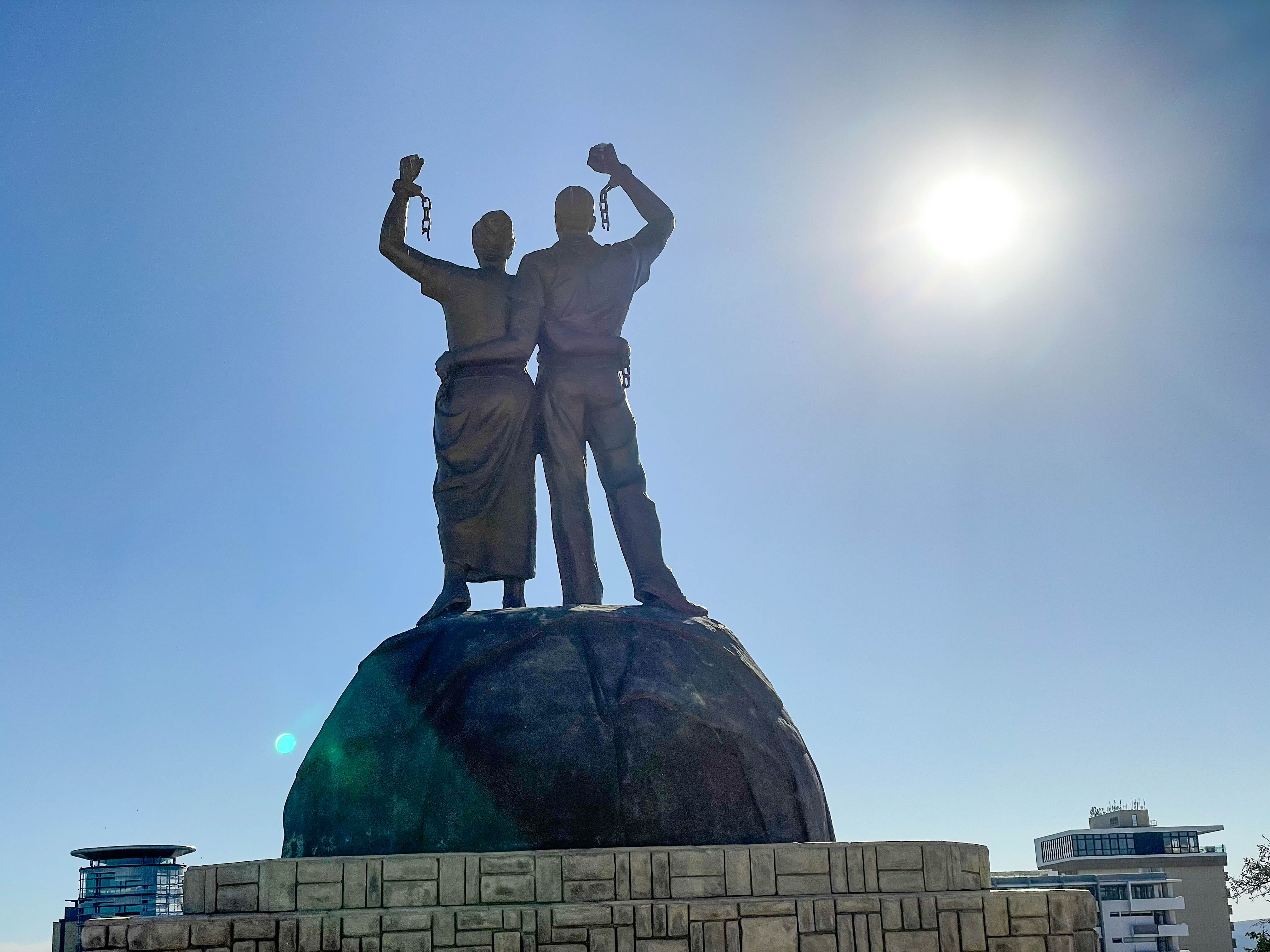 A monument to the genocide in Namibia