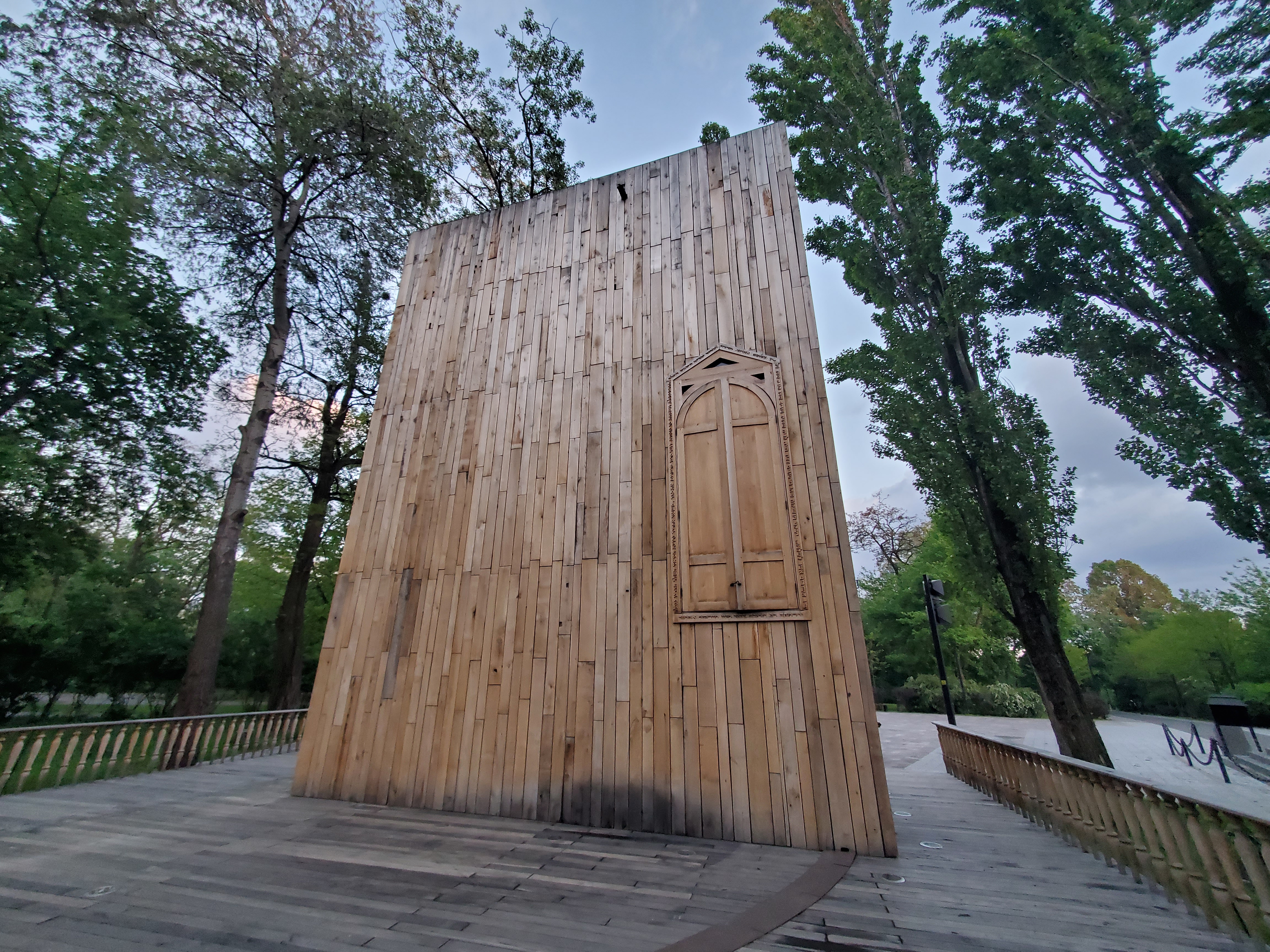 Wooden synagogue at Babyn Yar