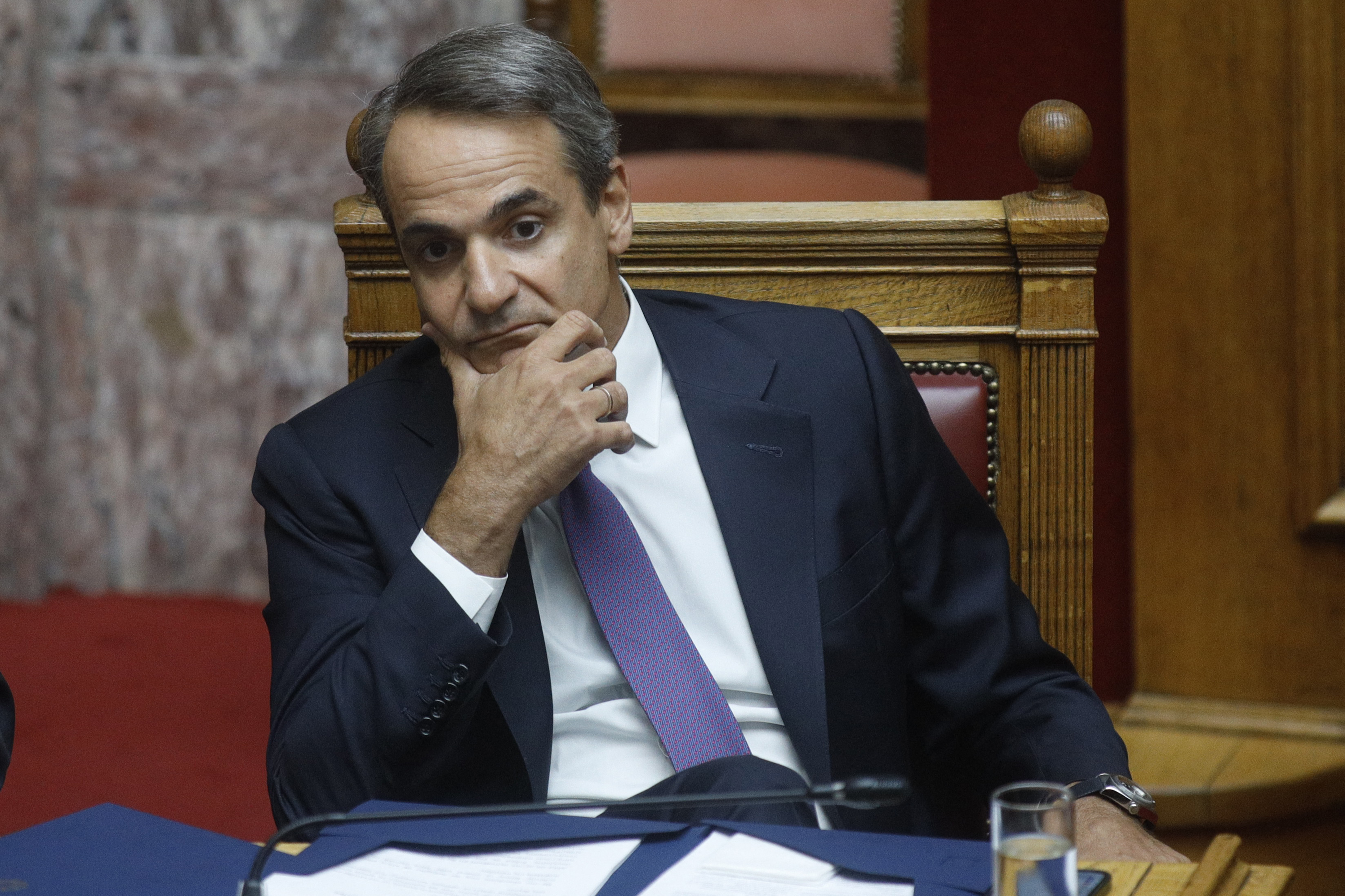 Greek Prime Minister Kyriakos Mitsotakis 