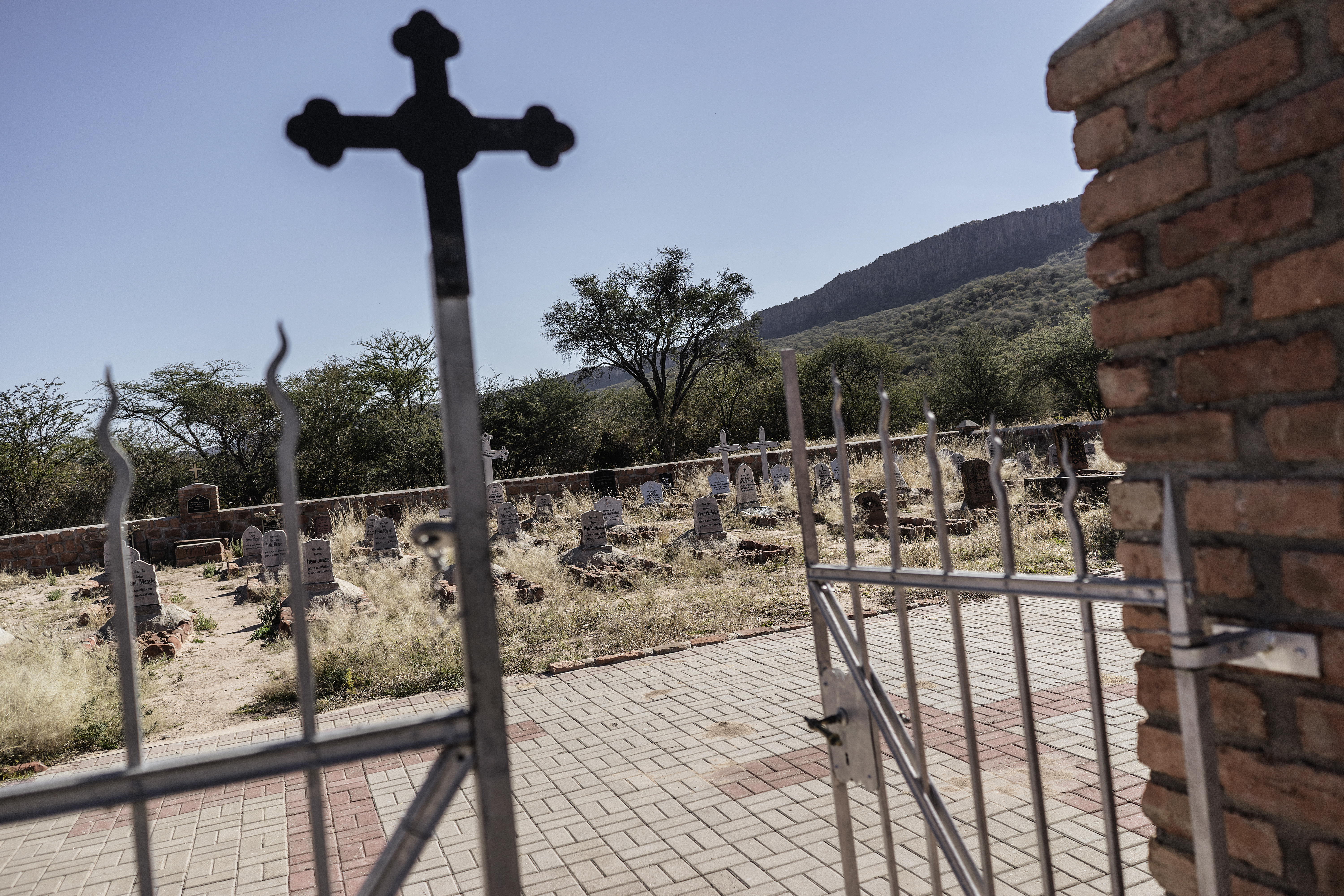 A graveyard in Namibia