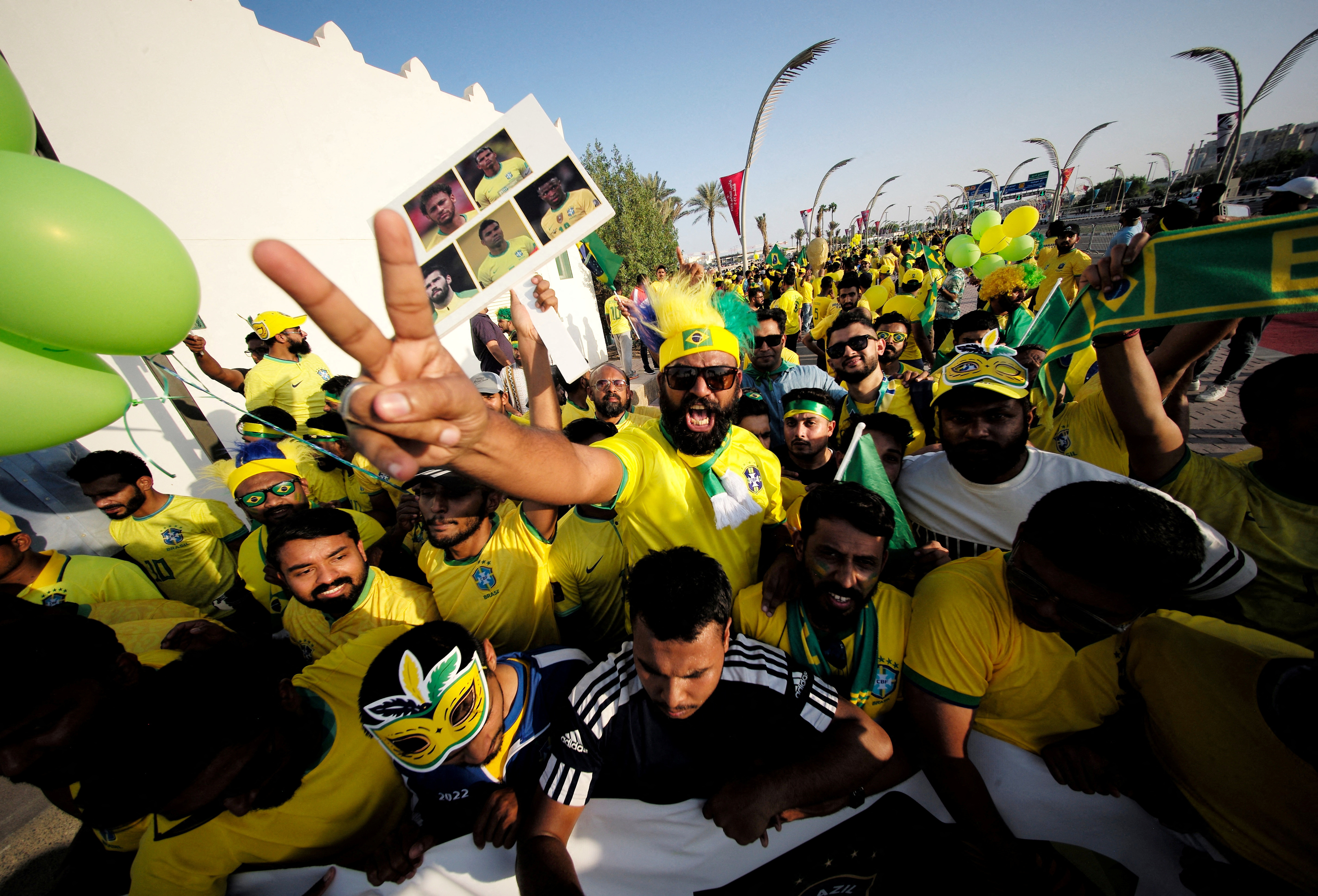 Brazil fans
