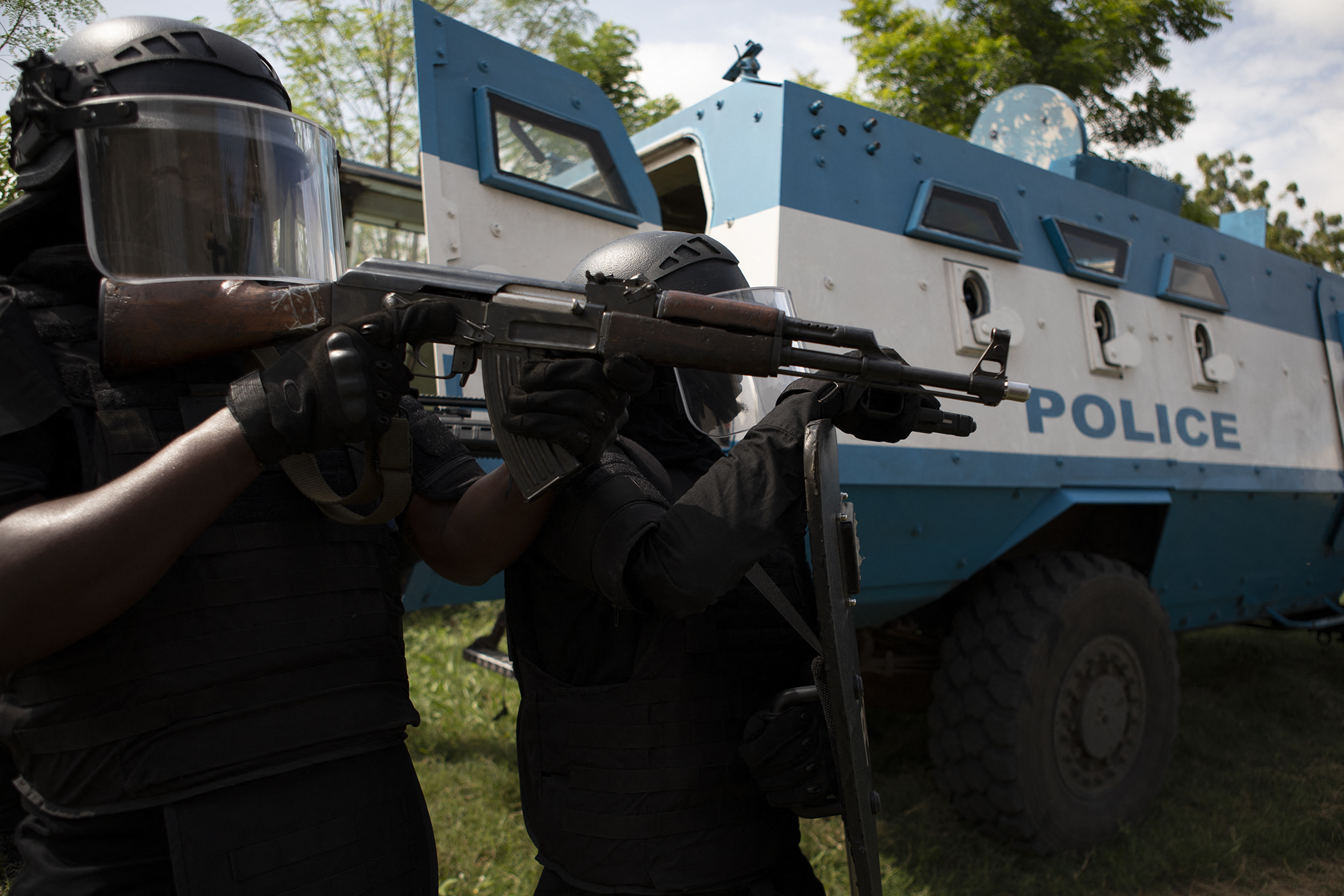 Members of the Togo Gendarmerie