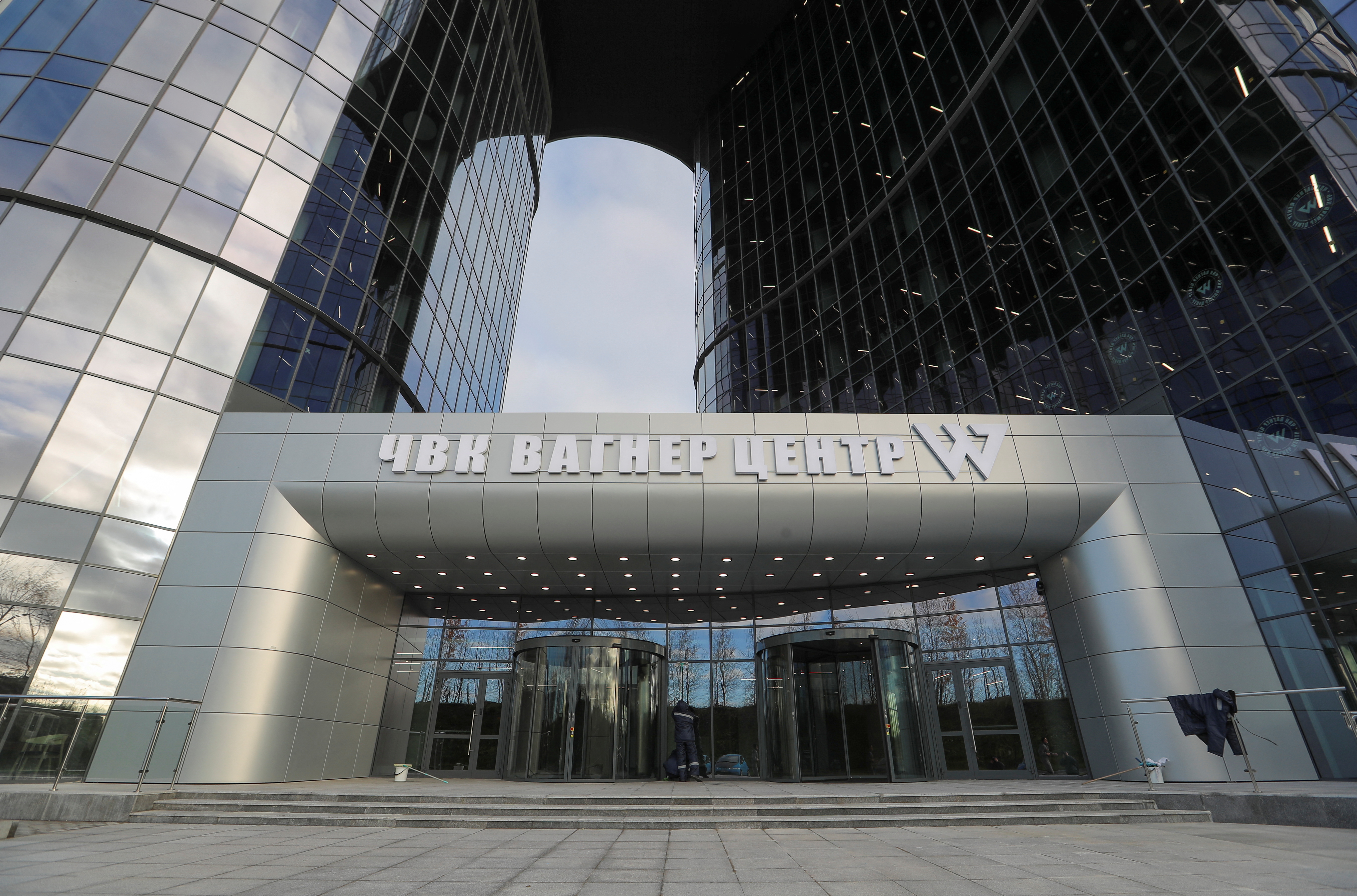 General view of the "PMC Wagner Centre", associated with the founder of the Wagner Group, Yevgeny Prigozhin, ahead of its opening in Saint Petersburg, Russia October 31, 2022. REUTERS/Igor Russak