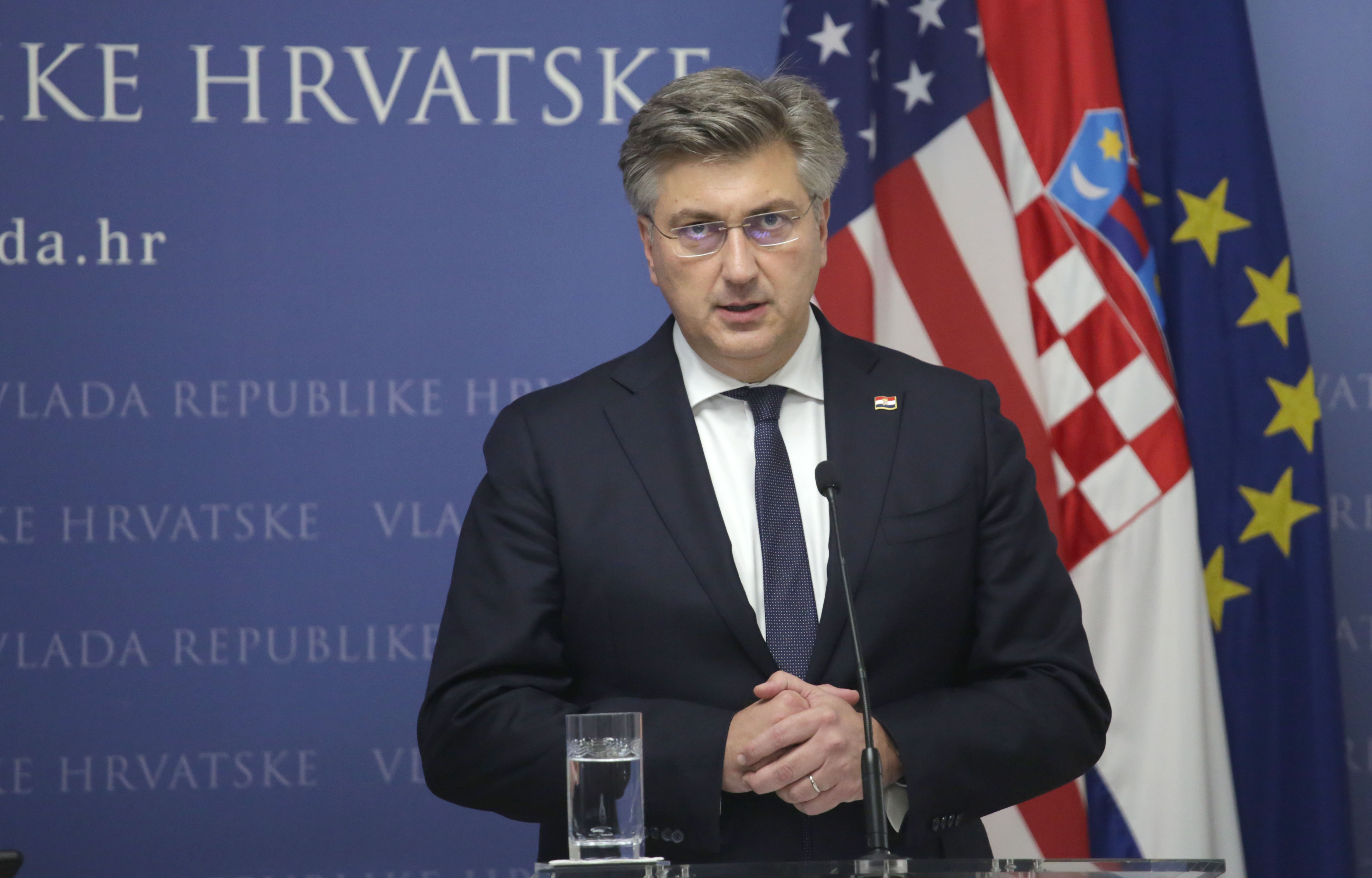 Croatia's Prime Minister Andrej Plenkovic