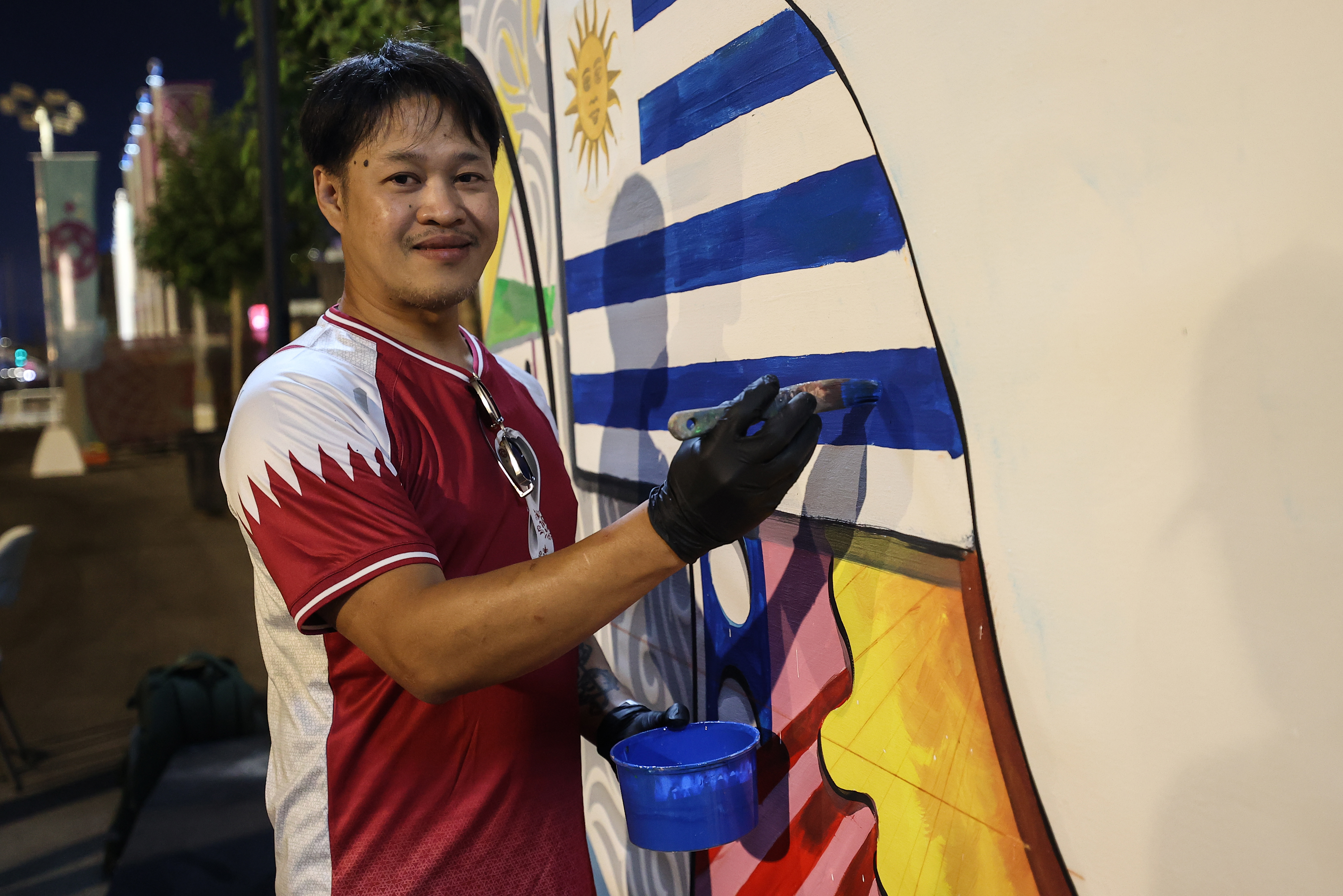 Filipino artist, Doha, Qatar