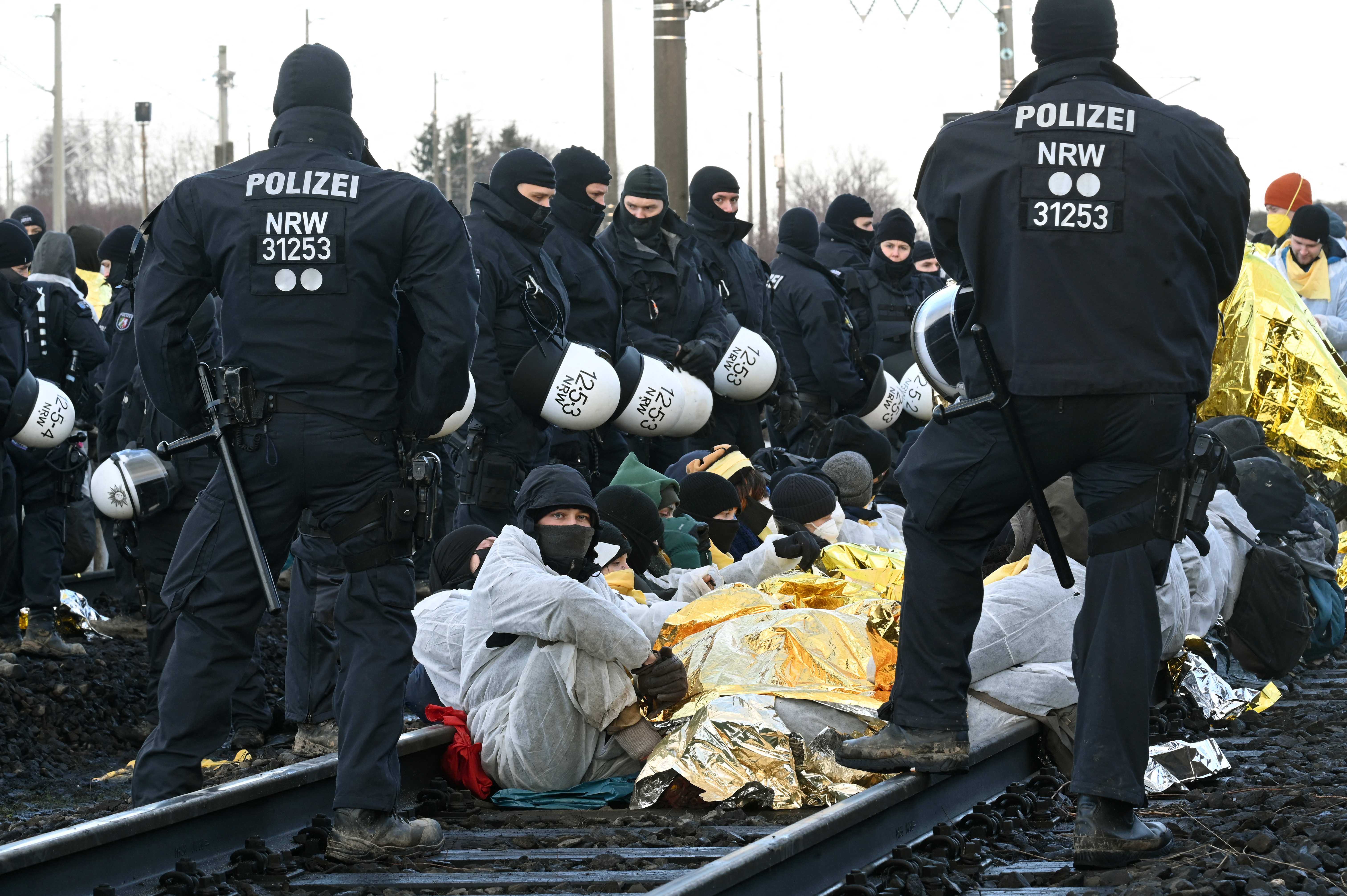 Germany coal mine protest