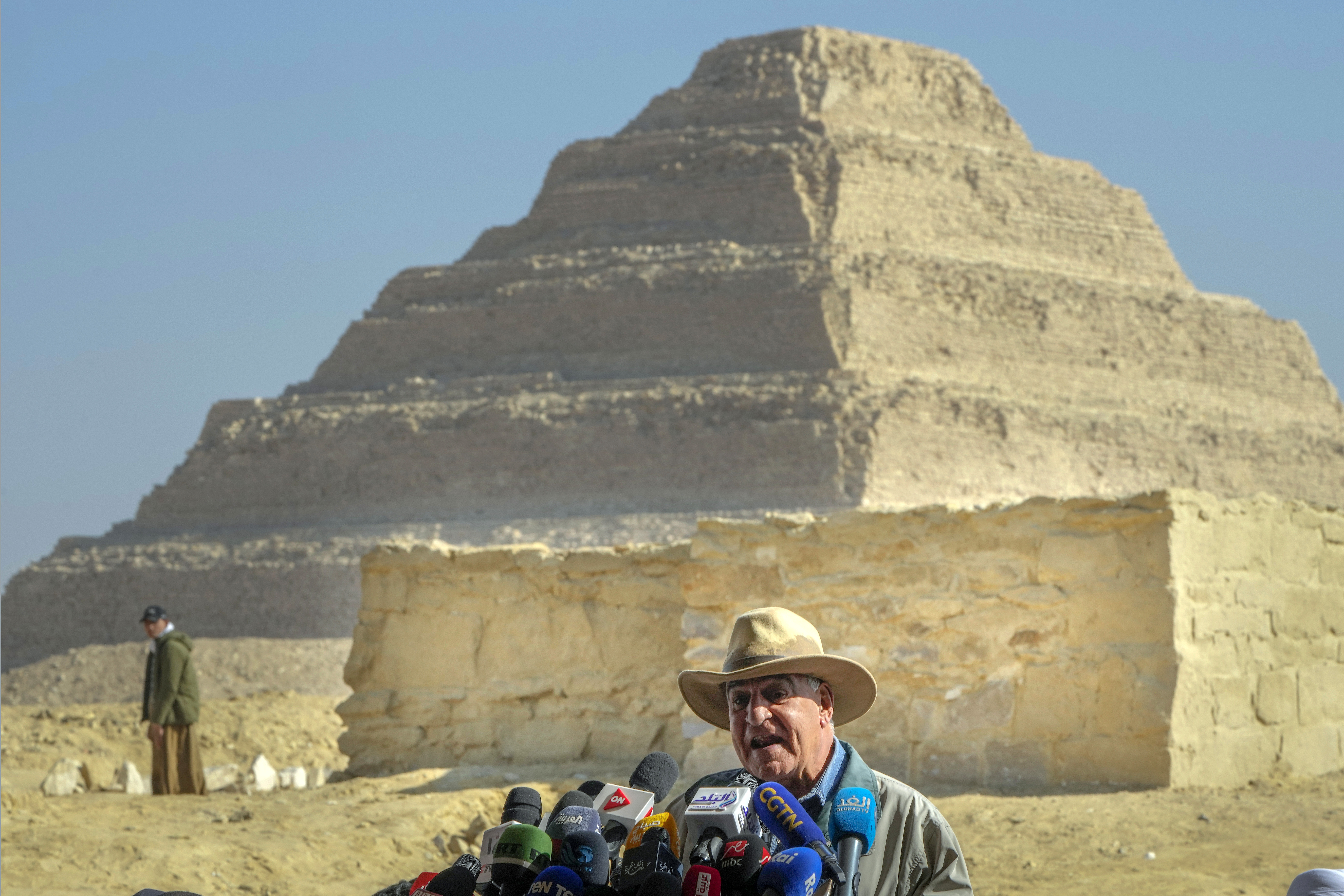 Egyptian archaeologist Zahi Hawass