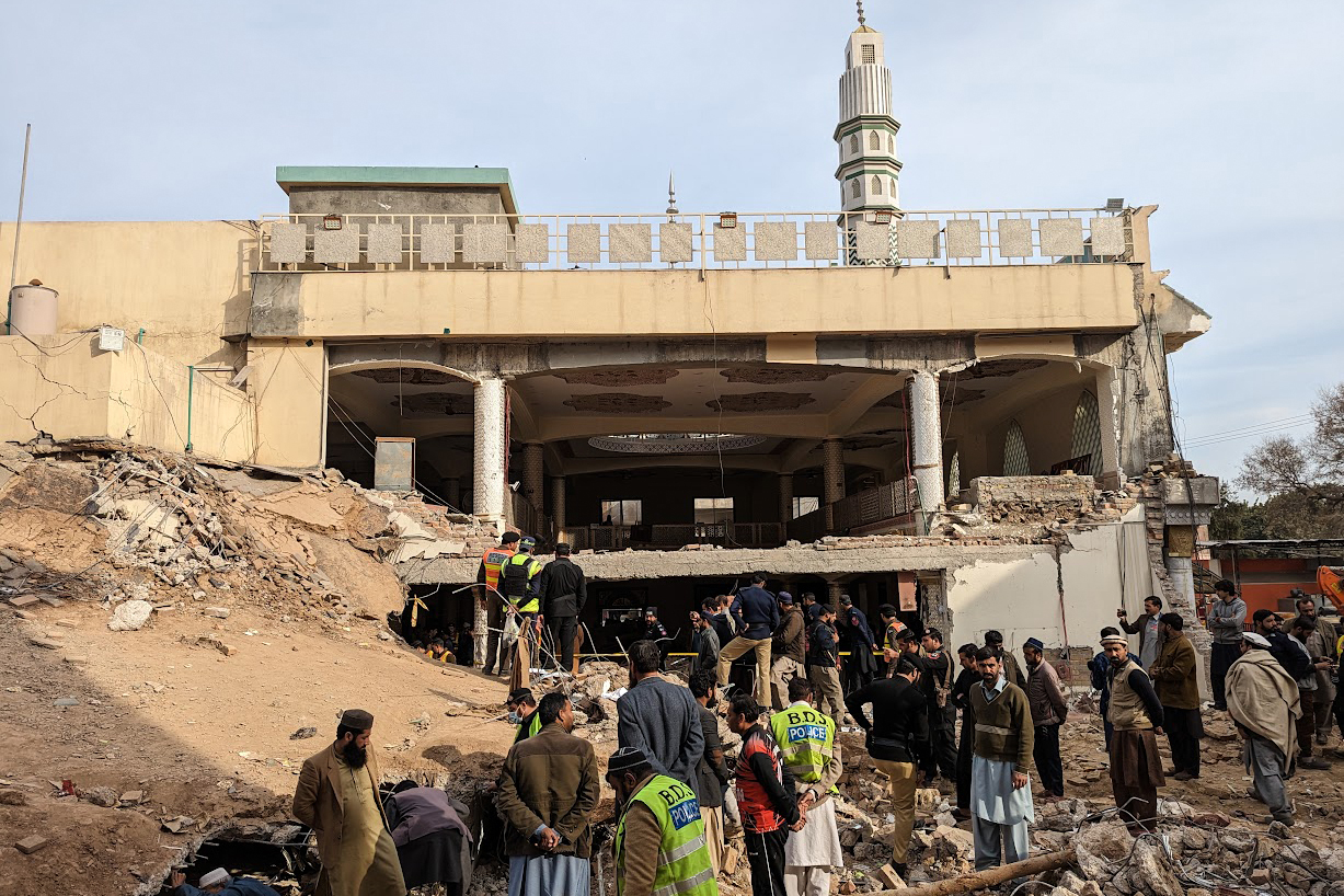 Peshawar mosque attack in Pakistan