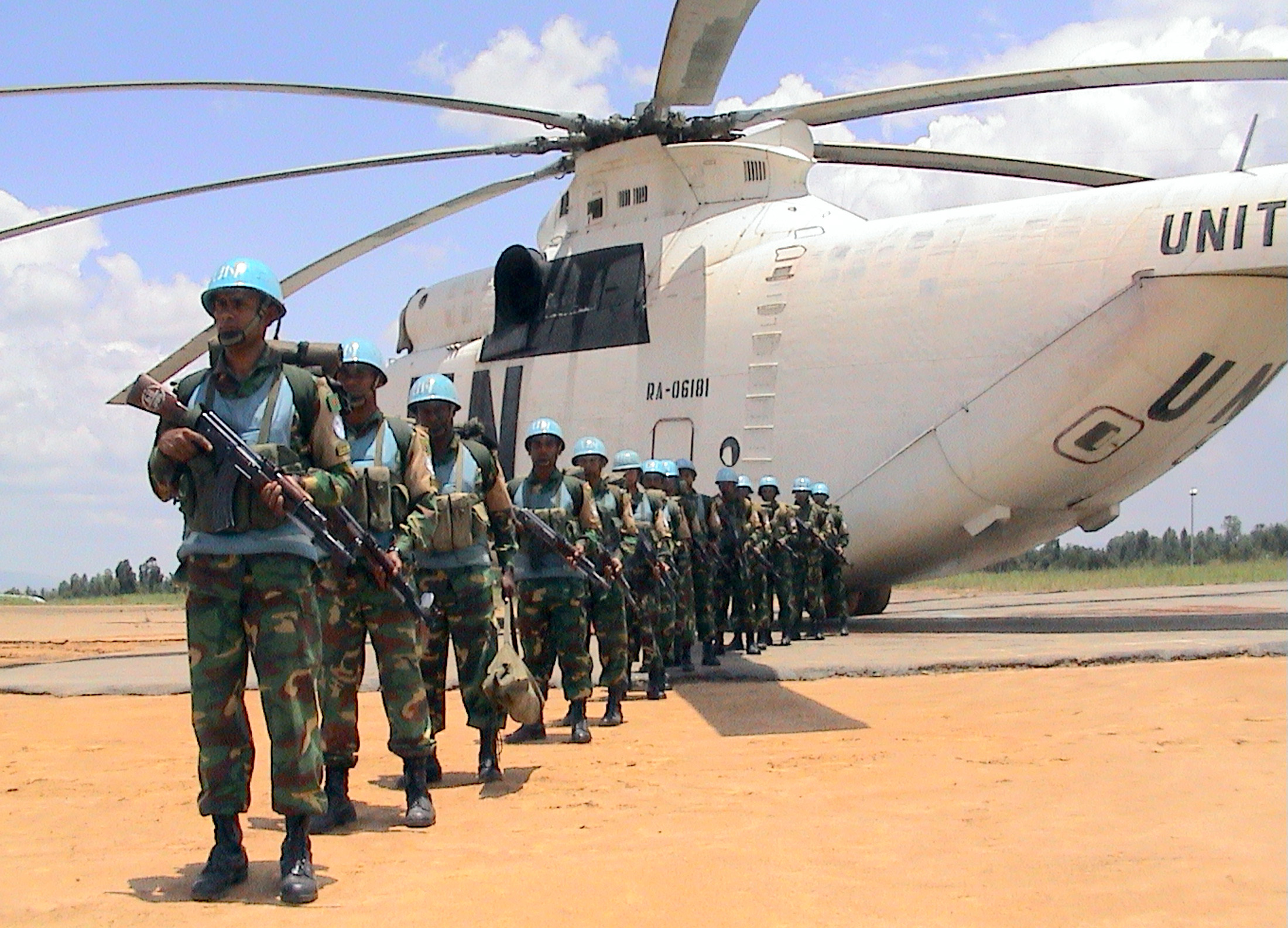 UN peacekeepers in Congo
