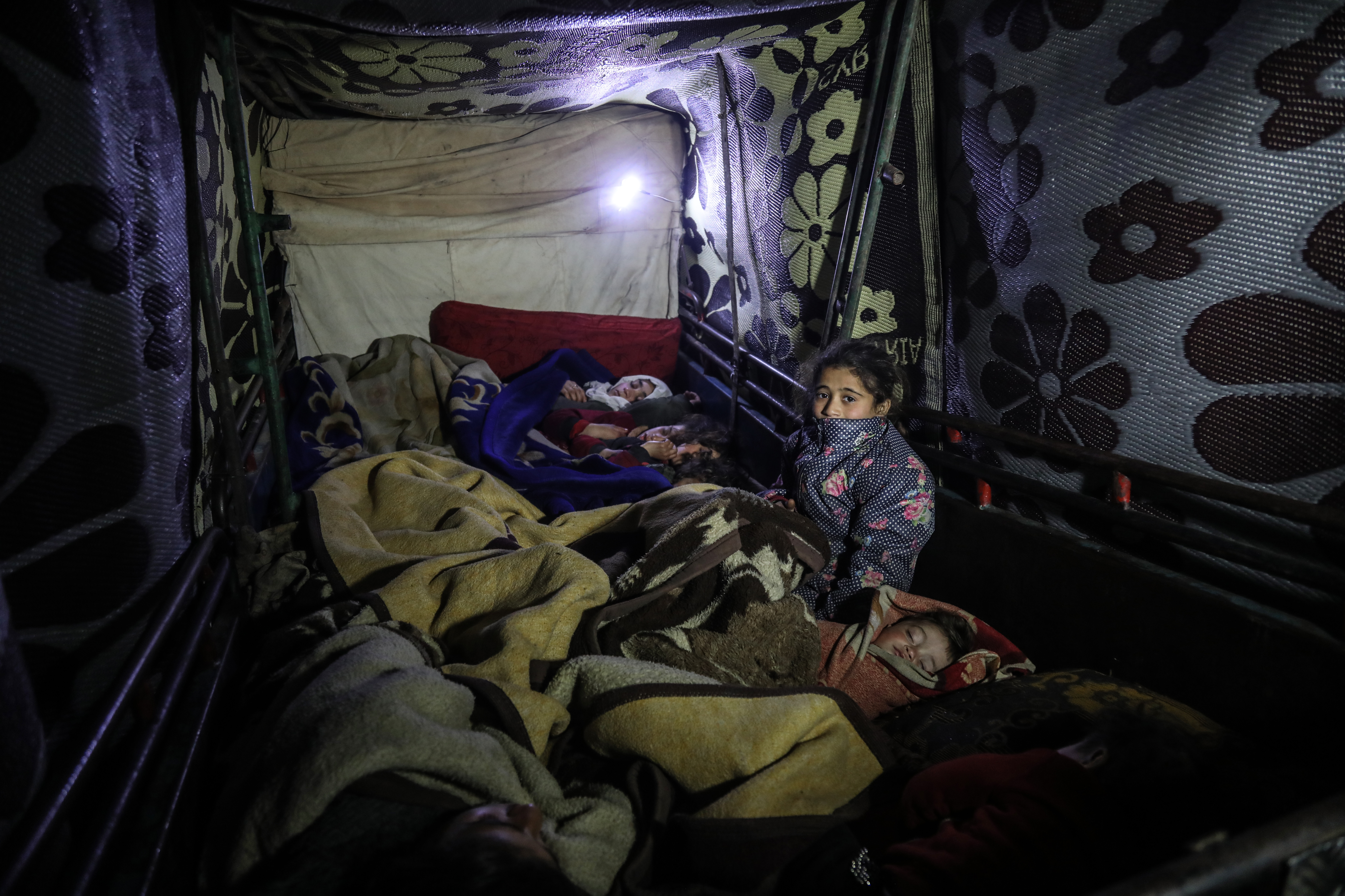 people have been sleeping out in open spaces since teh second quake