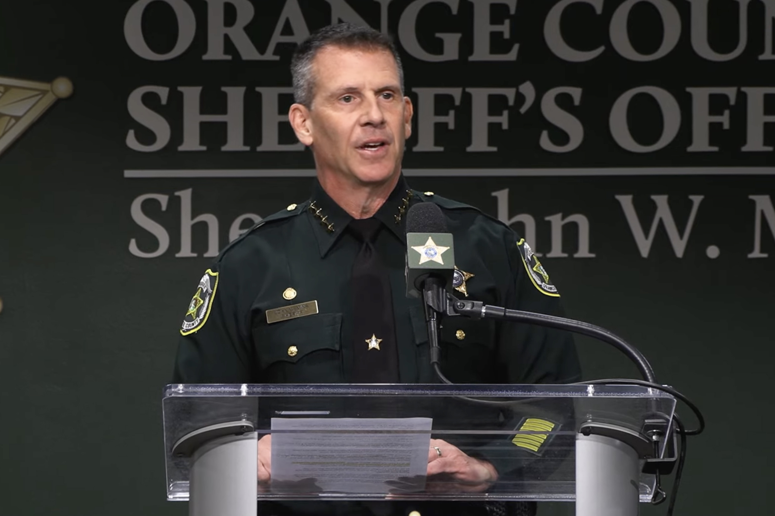 Orange County Sheriff John Mina