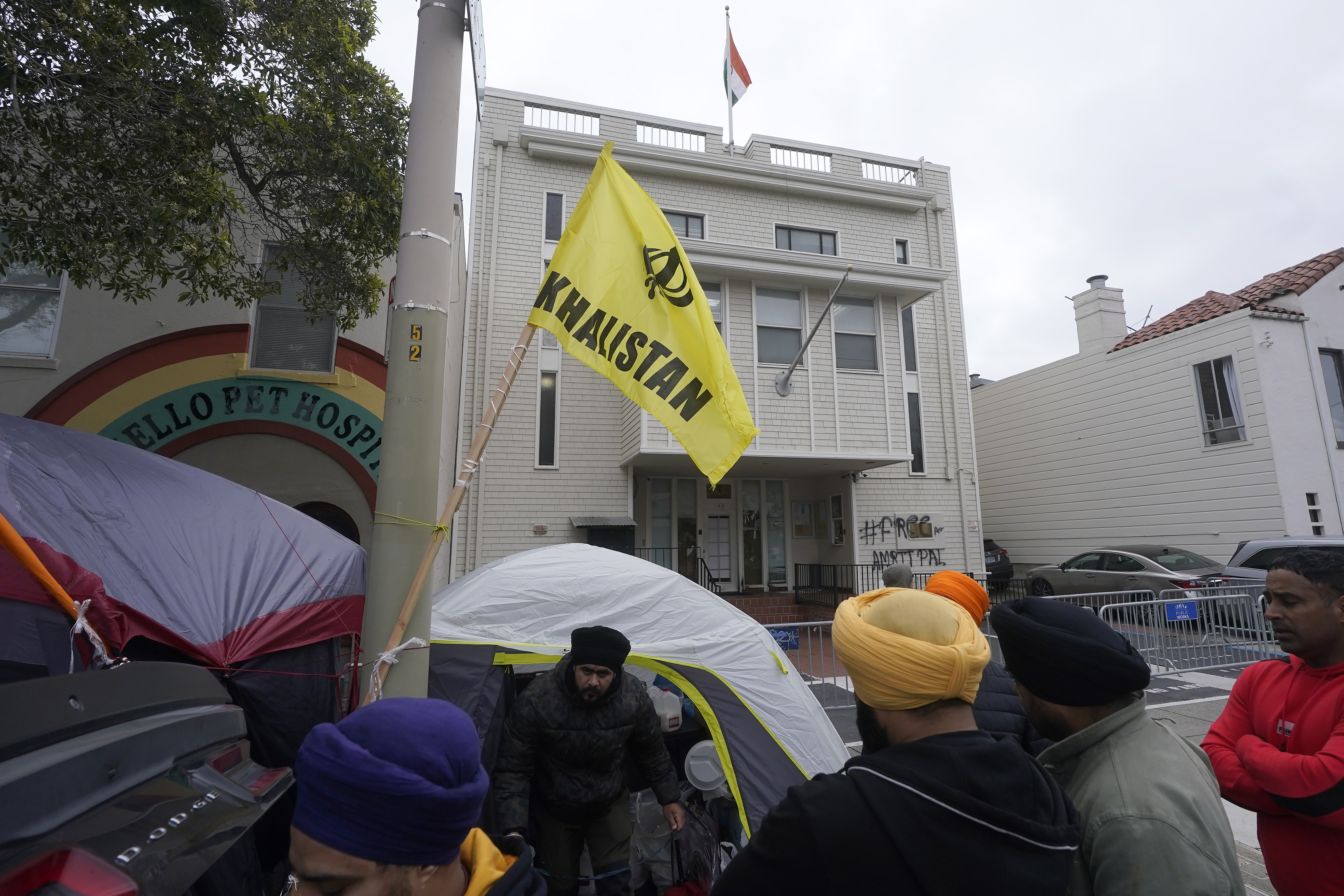 UK India protest Khalistan