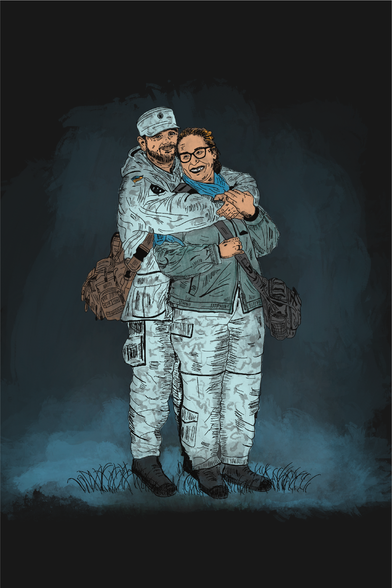 Interactive - Soldier mobile cover