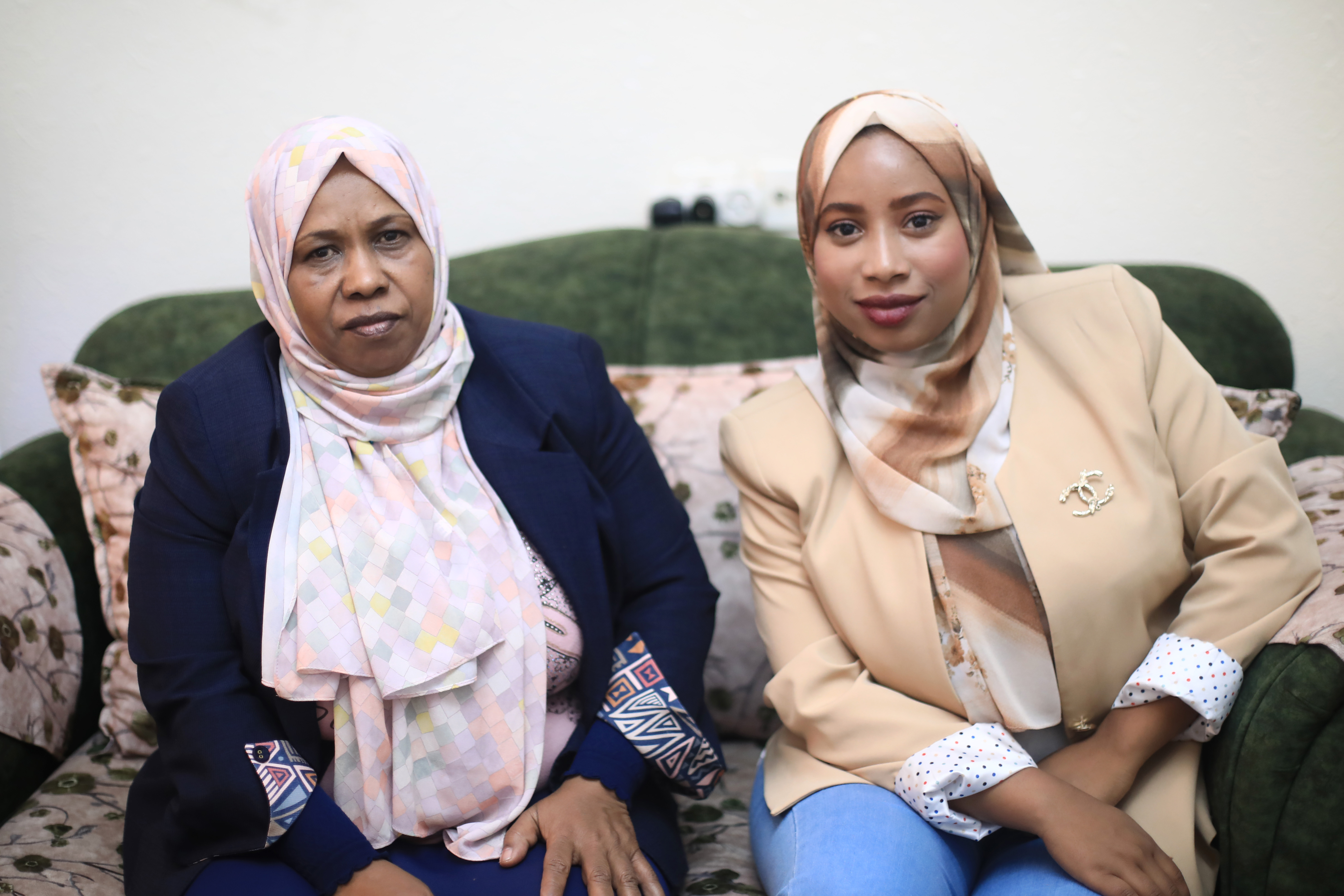 A mother and her daughter 