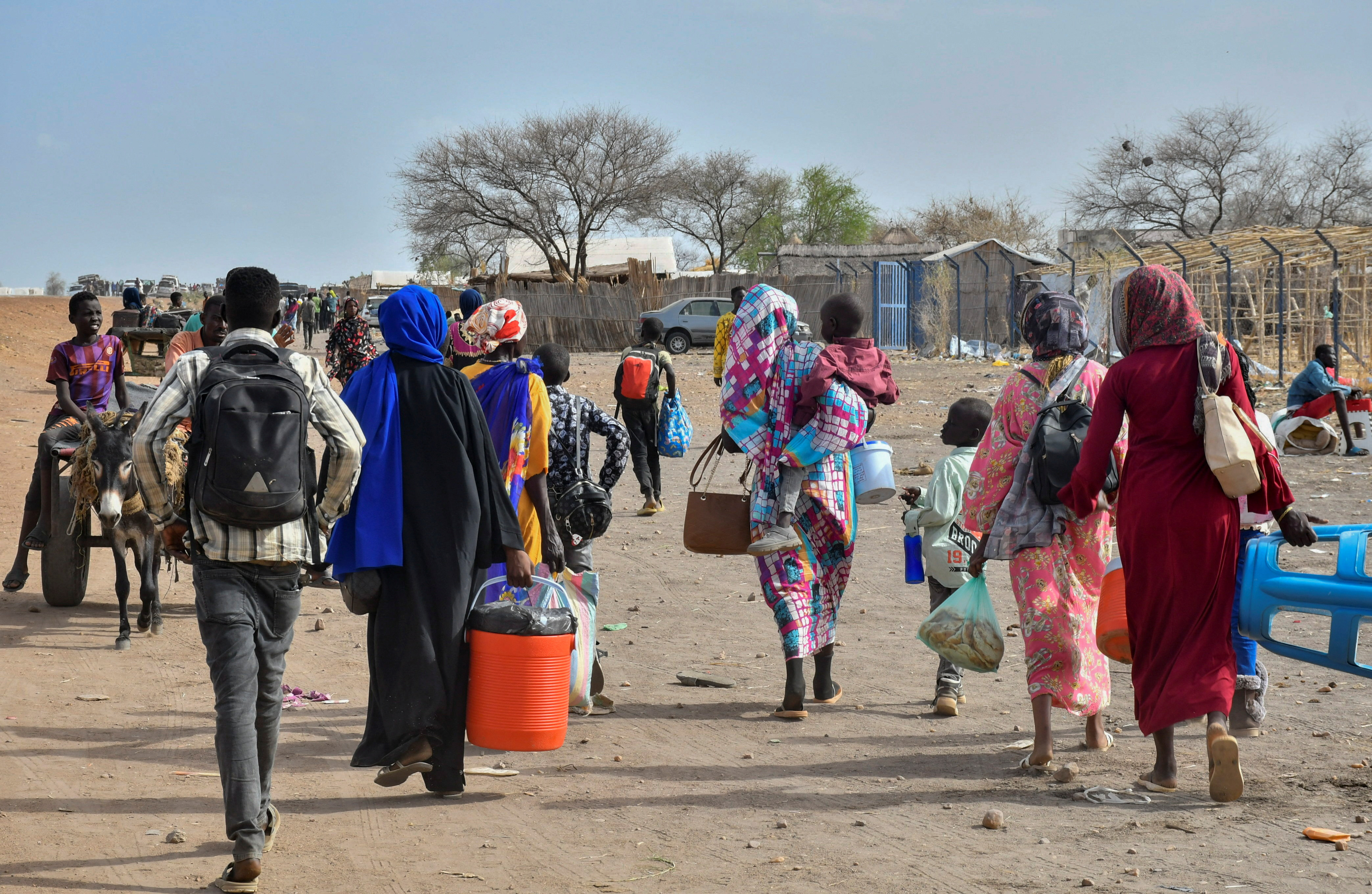 Civilians who fled the war-torn Sudan following the outbreak of fighting between the Sudanese army and the paramilitary Rapid Support Forces