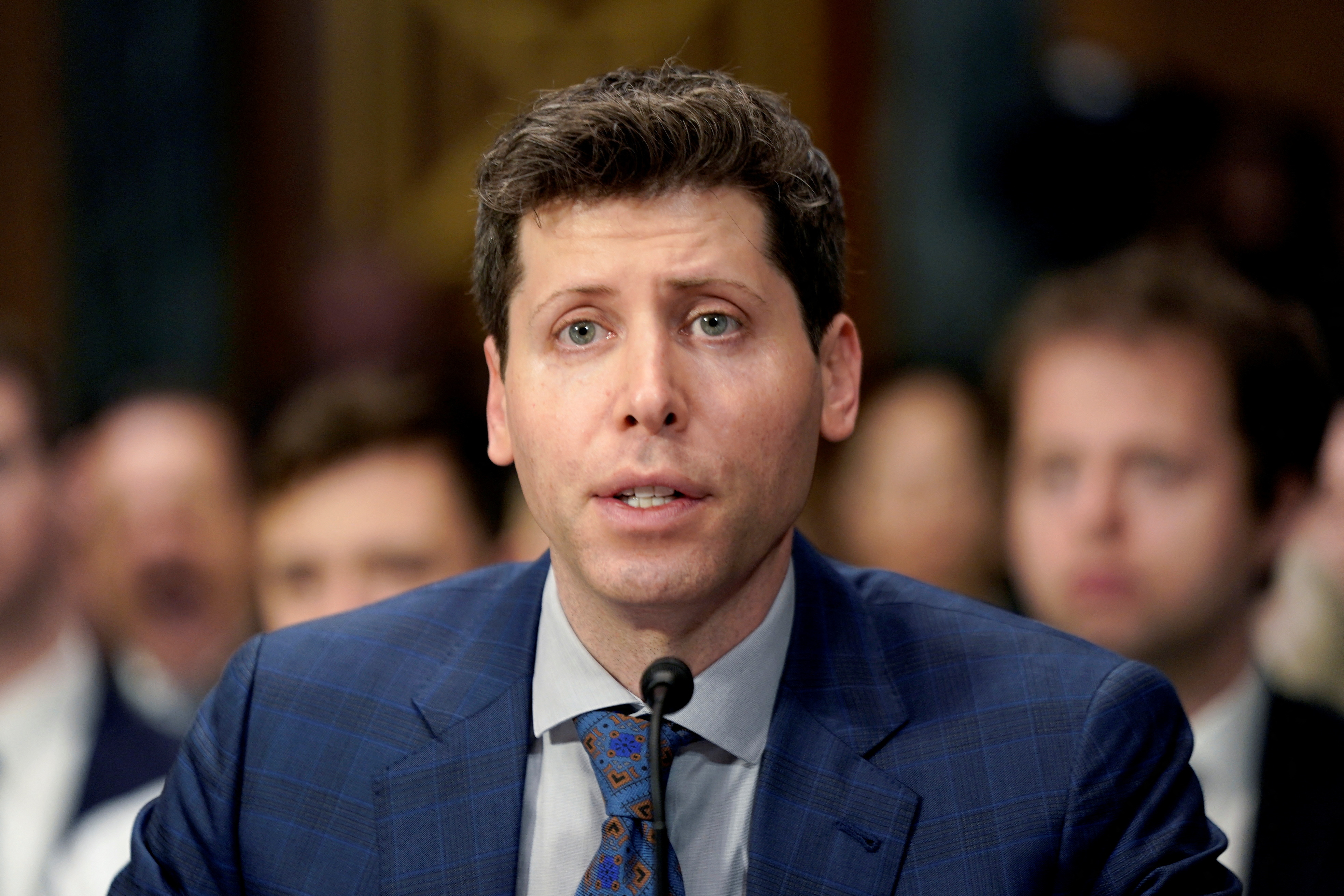 OpenAI CEO Sam Altman testifies before a Senate subcommittee