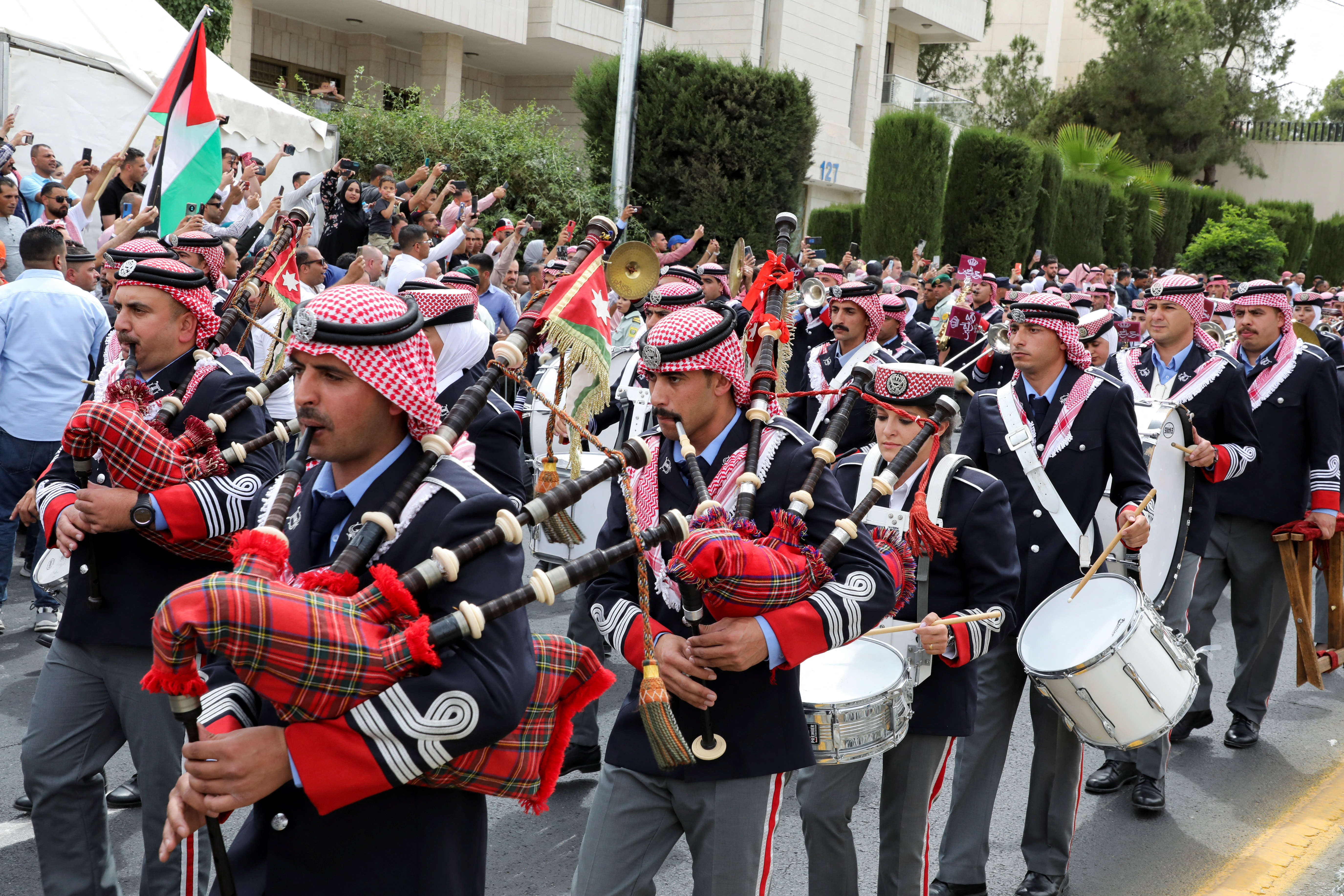 Royal wedding of Jordan's Crown Prince Hussein and Rajwa Al Saif, in Amman, Jordan