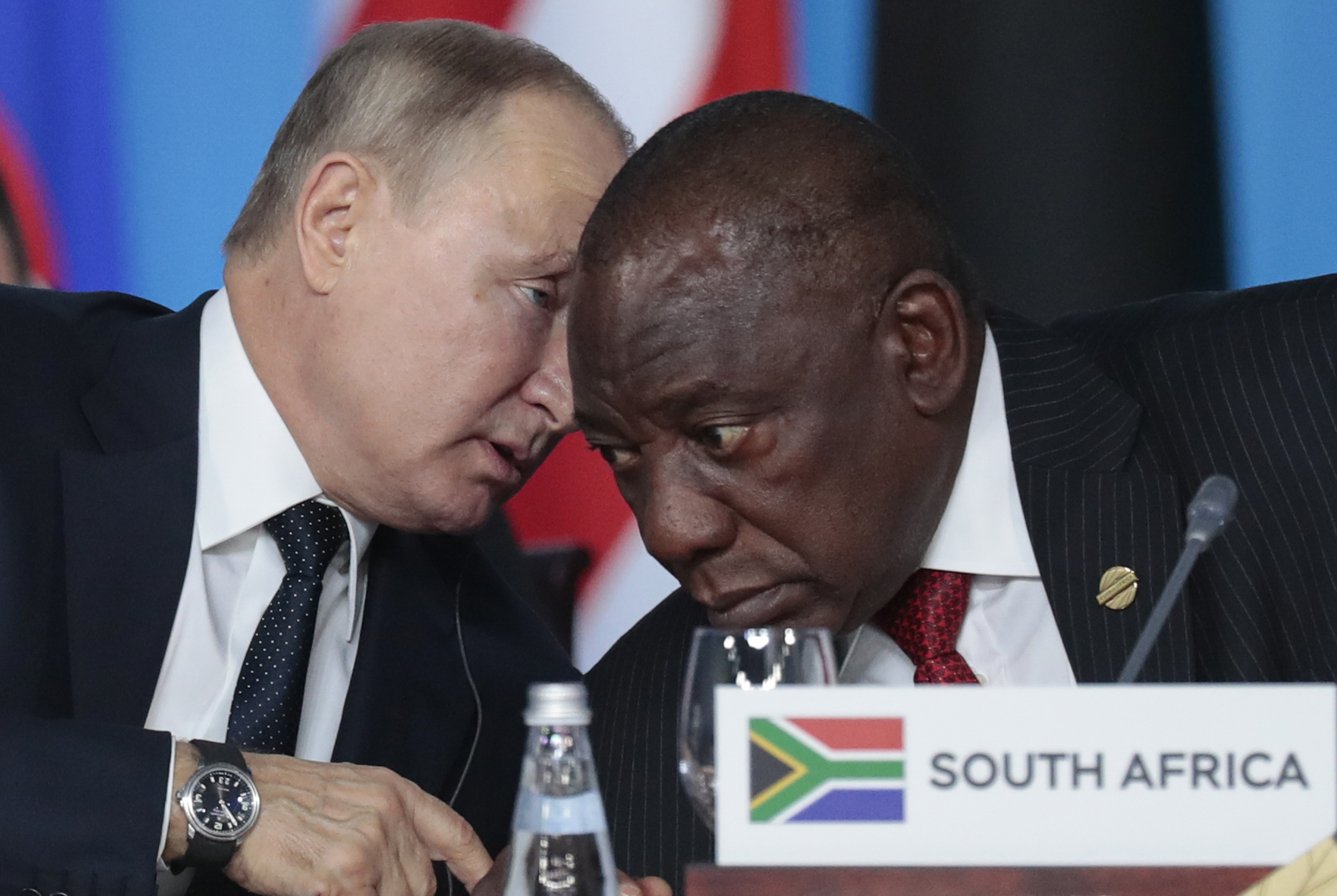 Cyril Ramaphosa Putin