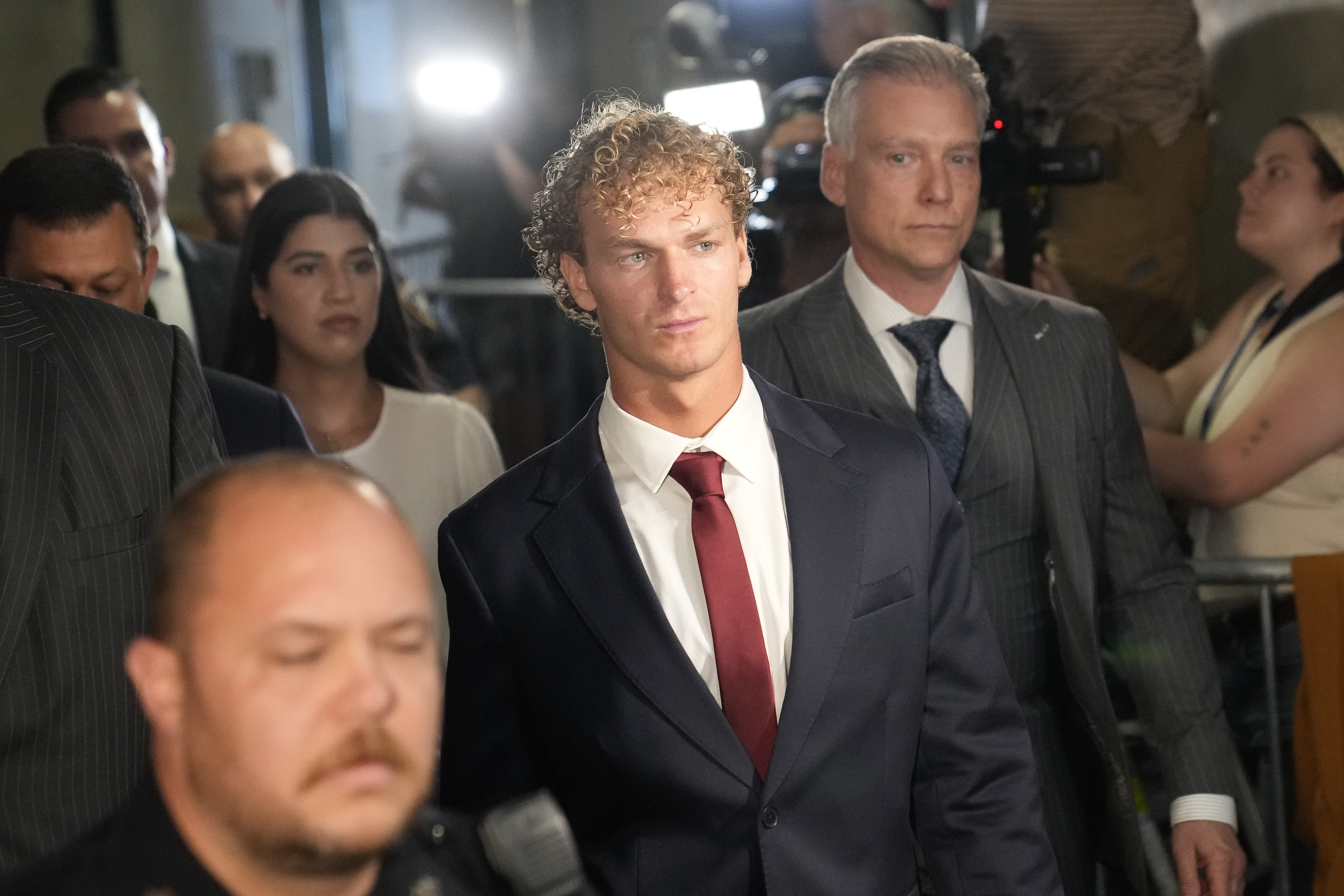 Daniel Penny arrives for his arraignmen