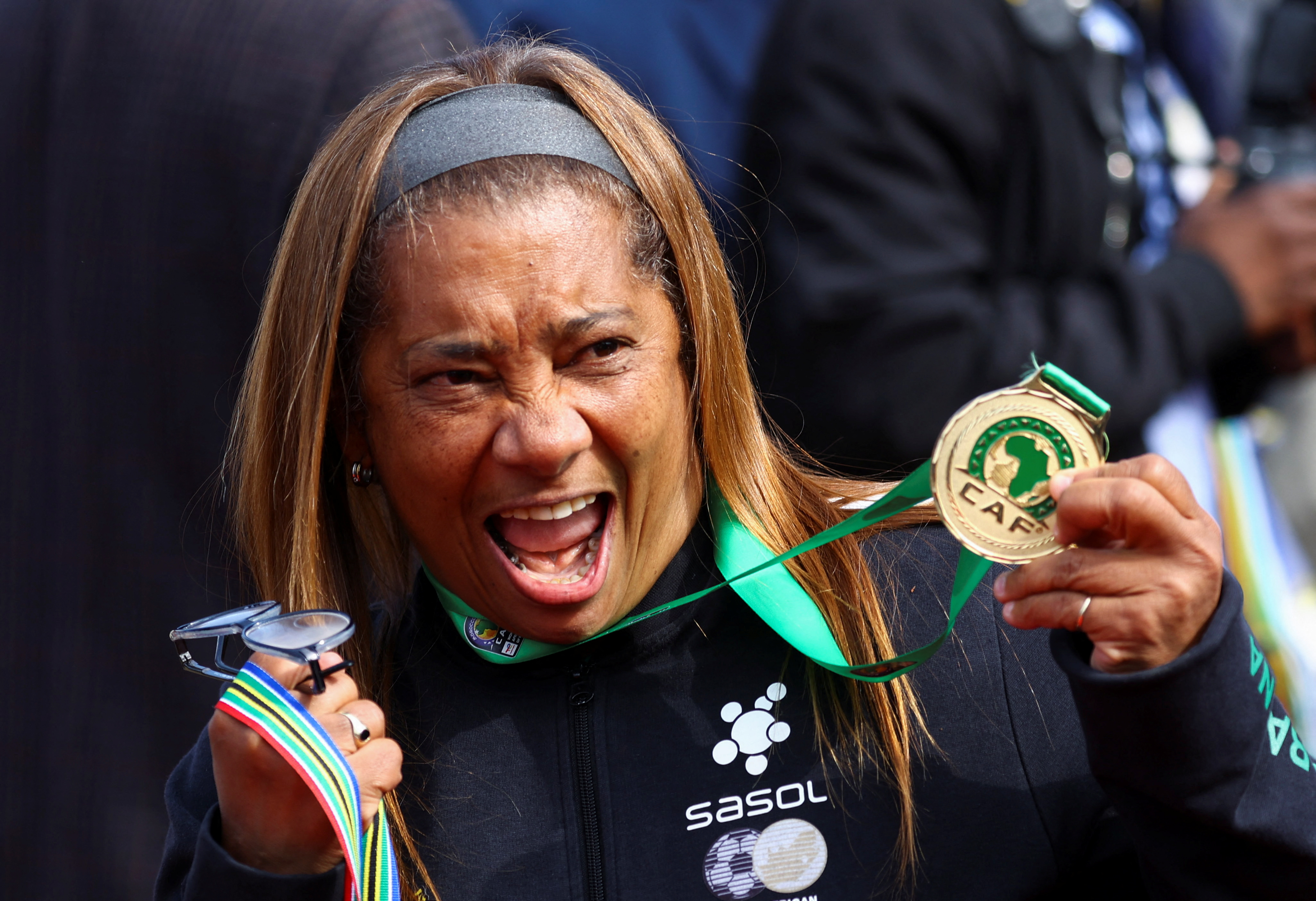 Ellis's side won the 2022 Women's Africa Cup of Nations [File: Siphiwe Sibeko/Reuters]