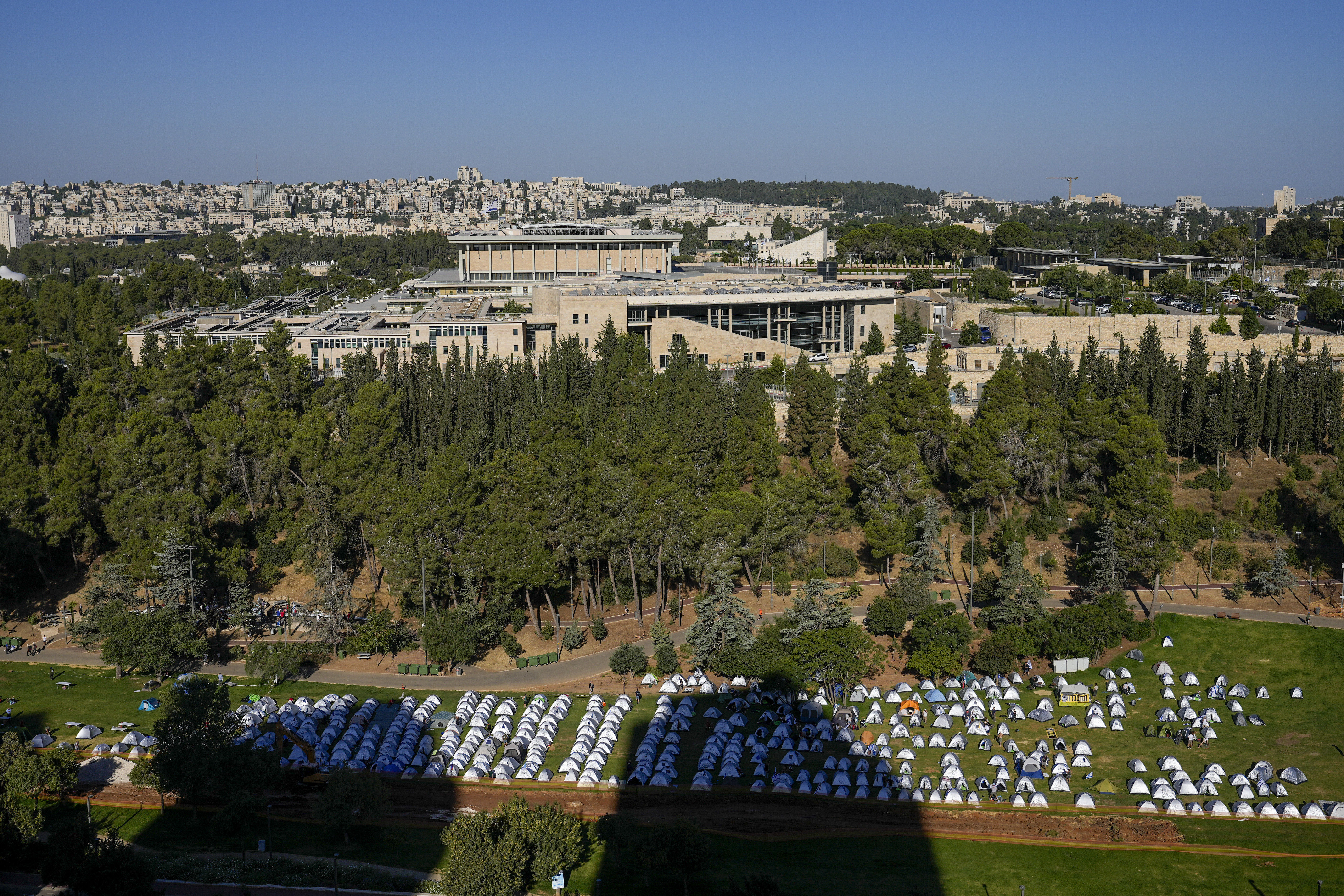 Marchers who completed the last leg of a four-day march