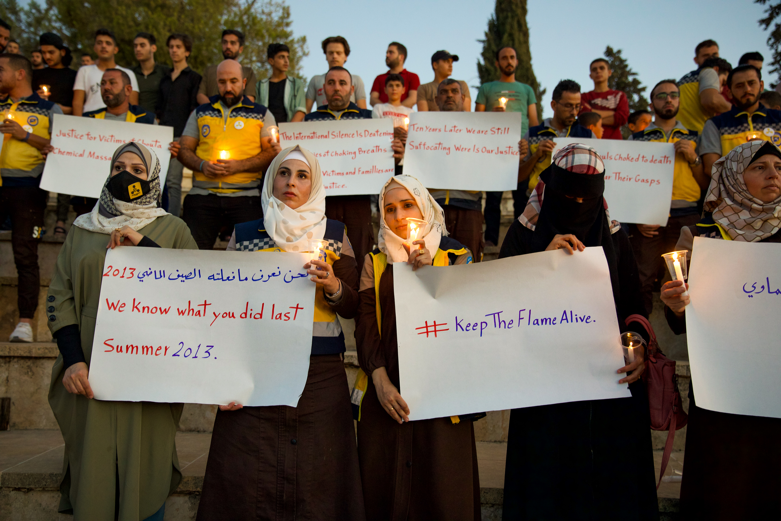 'Do Not suffocate the Truth' campaign