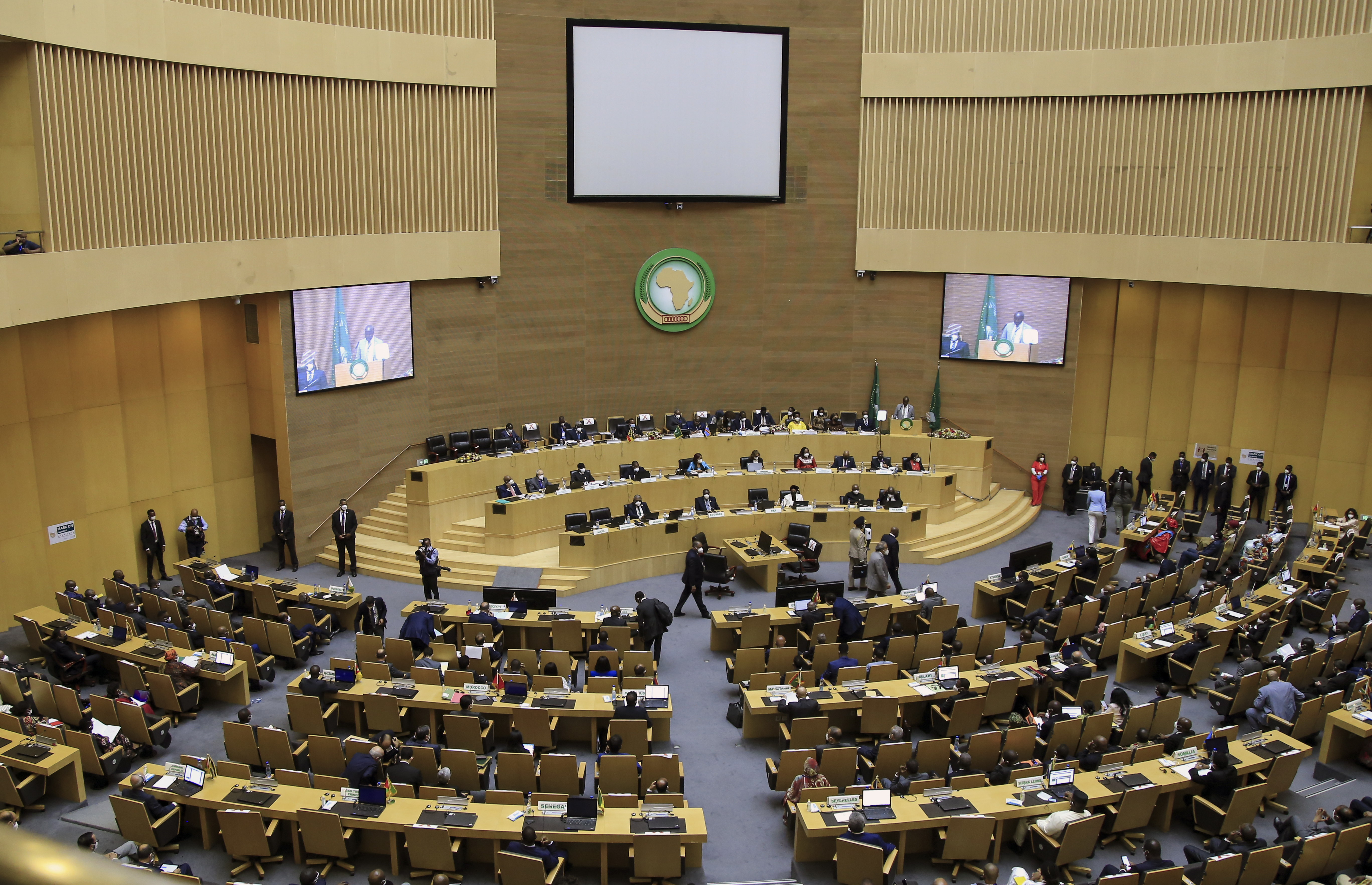 African heads of state attend the 35th Ordinary Session of the African Union (AU) Assembly in Addis Ababa, Ethiopia