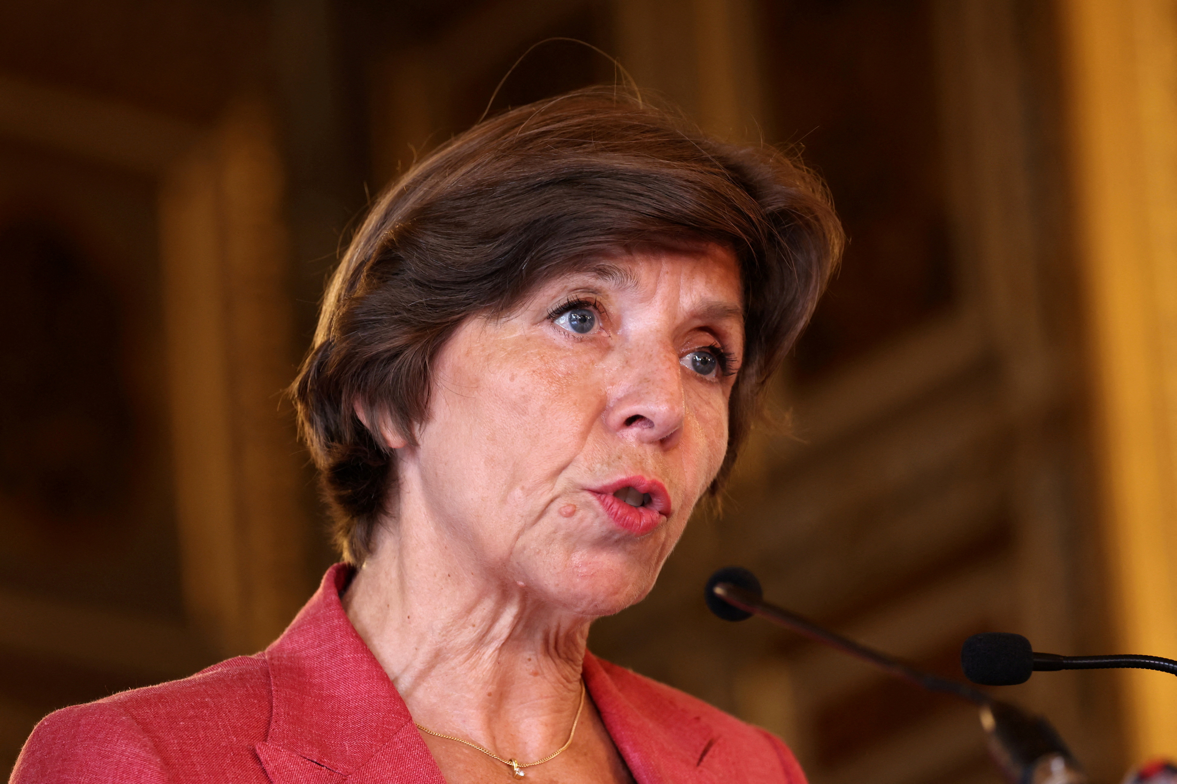 French Foreign and European Affairs Minister Catherine Colonna