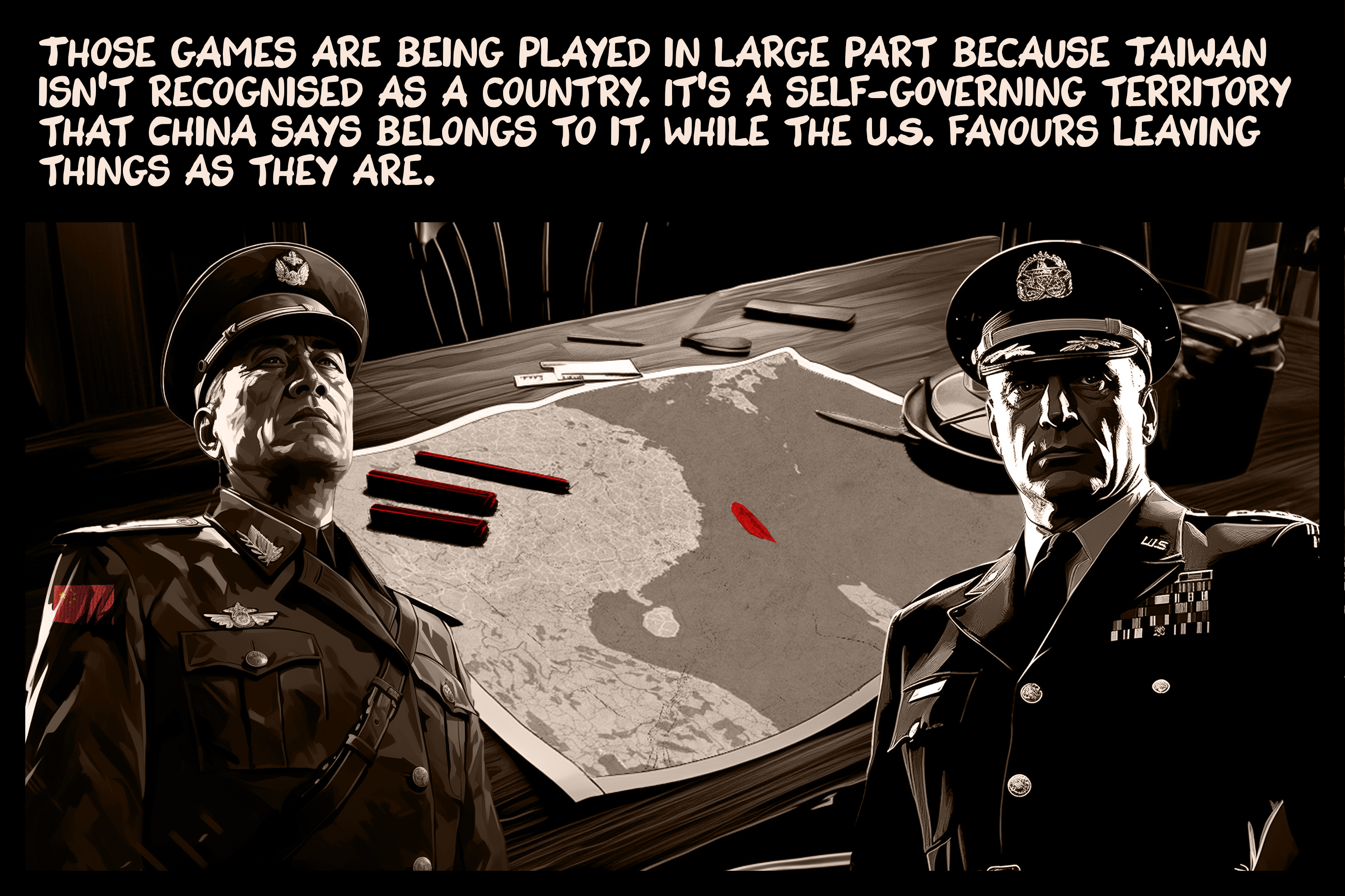 The battle for Taiwan is anything but a game