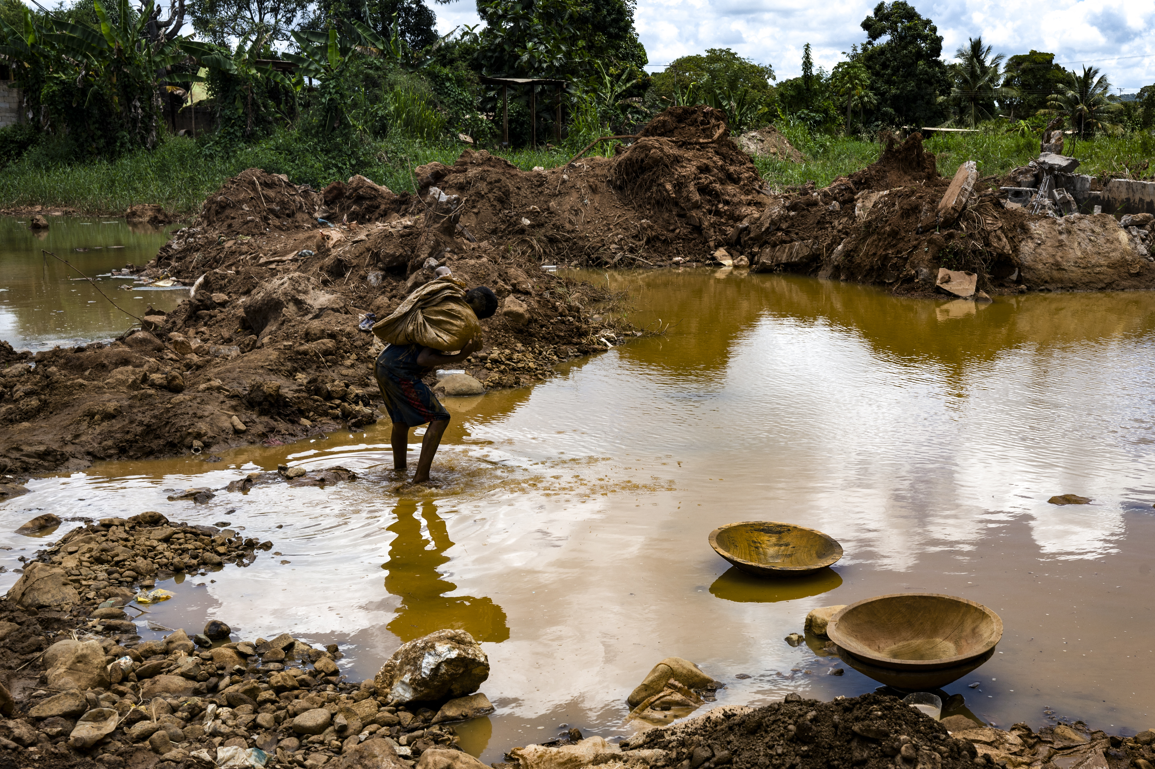 Gold and mercury, not books, for Venezuela's child miners