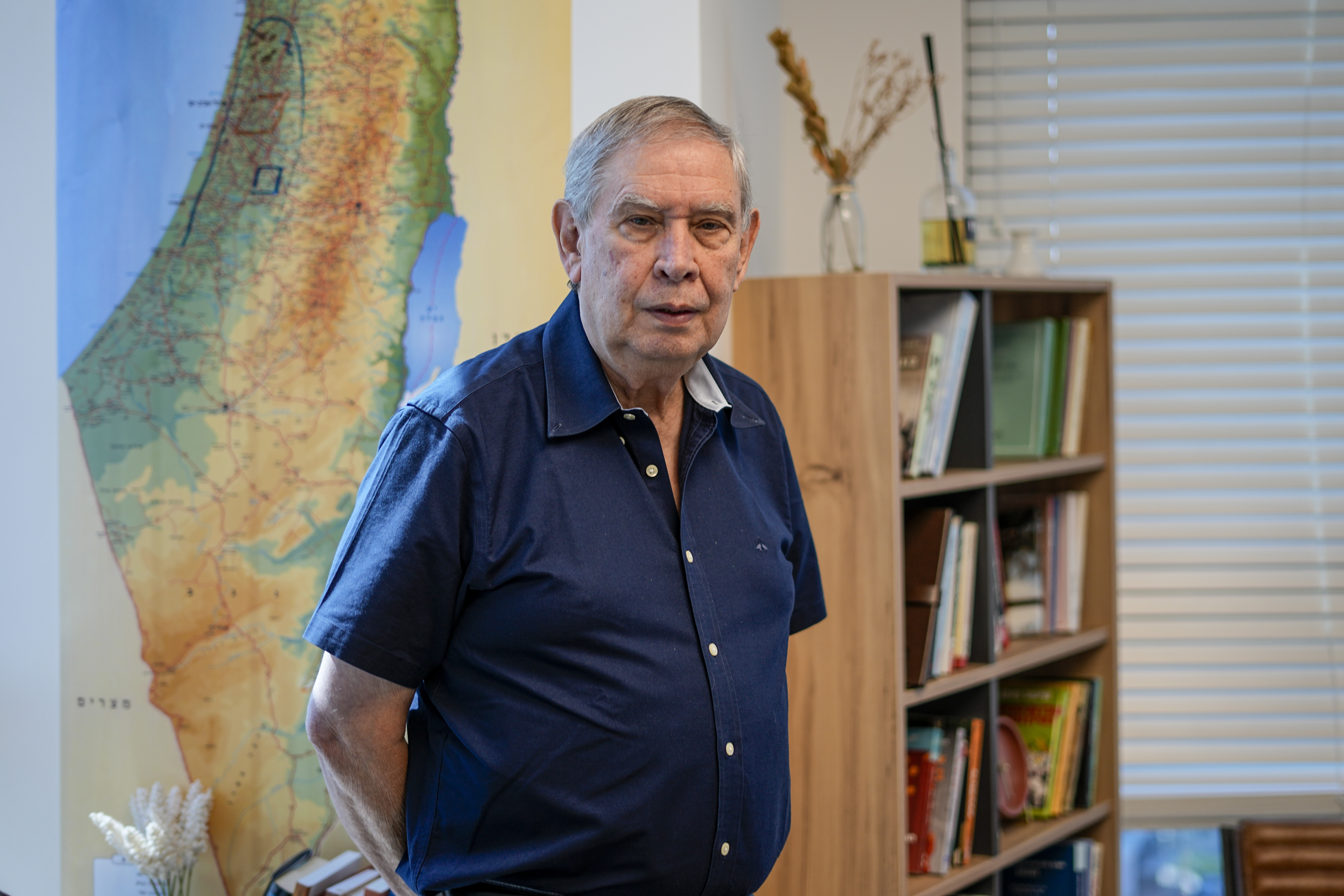 Tamir Pardo, former head of Israel's Mossad intelligence agency pose for a photograph