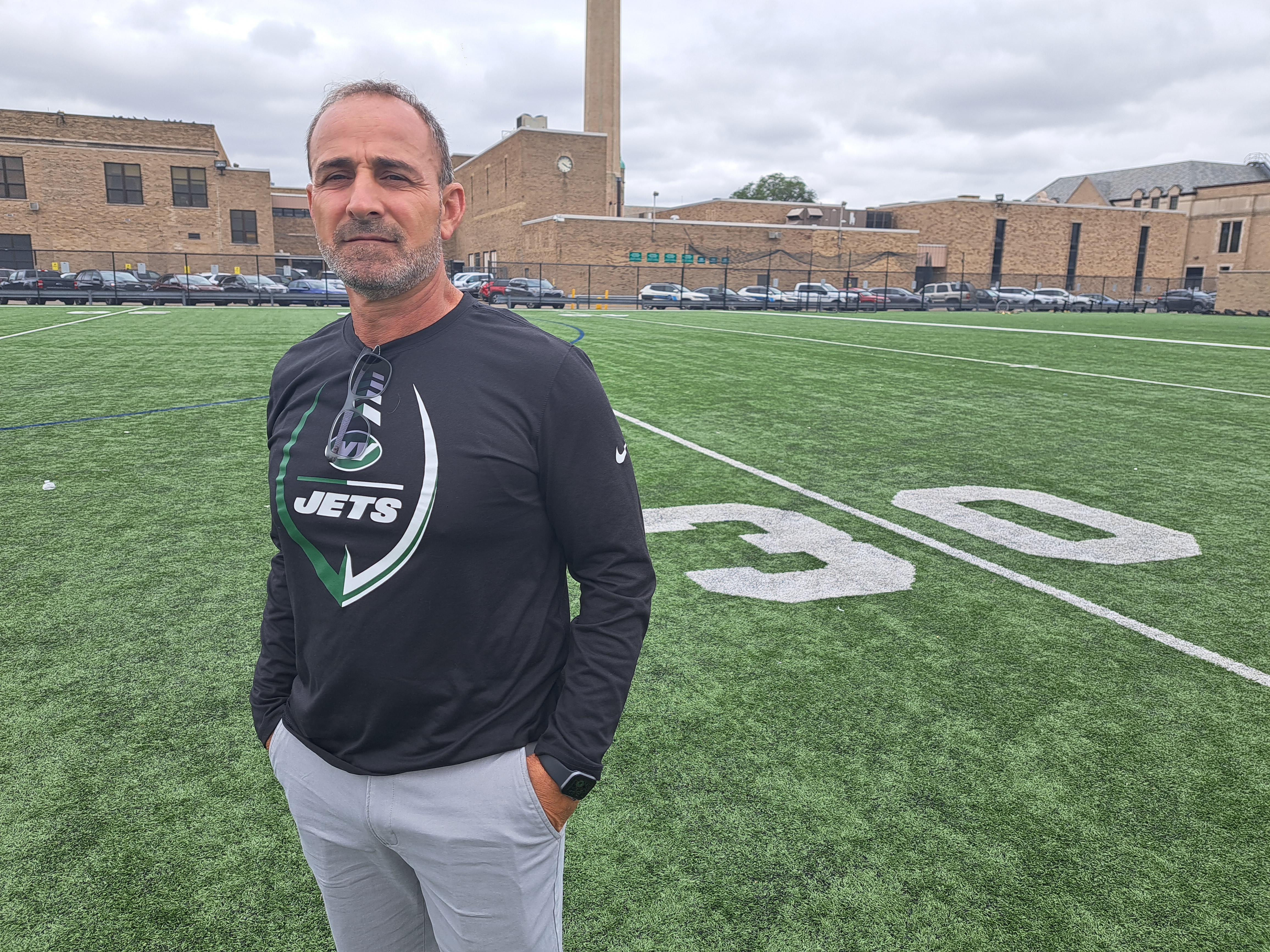 Fordson High School football coach Fouad Zaban