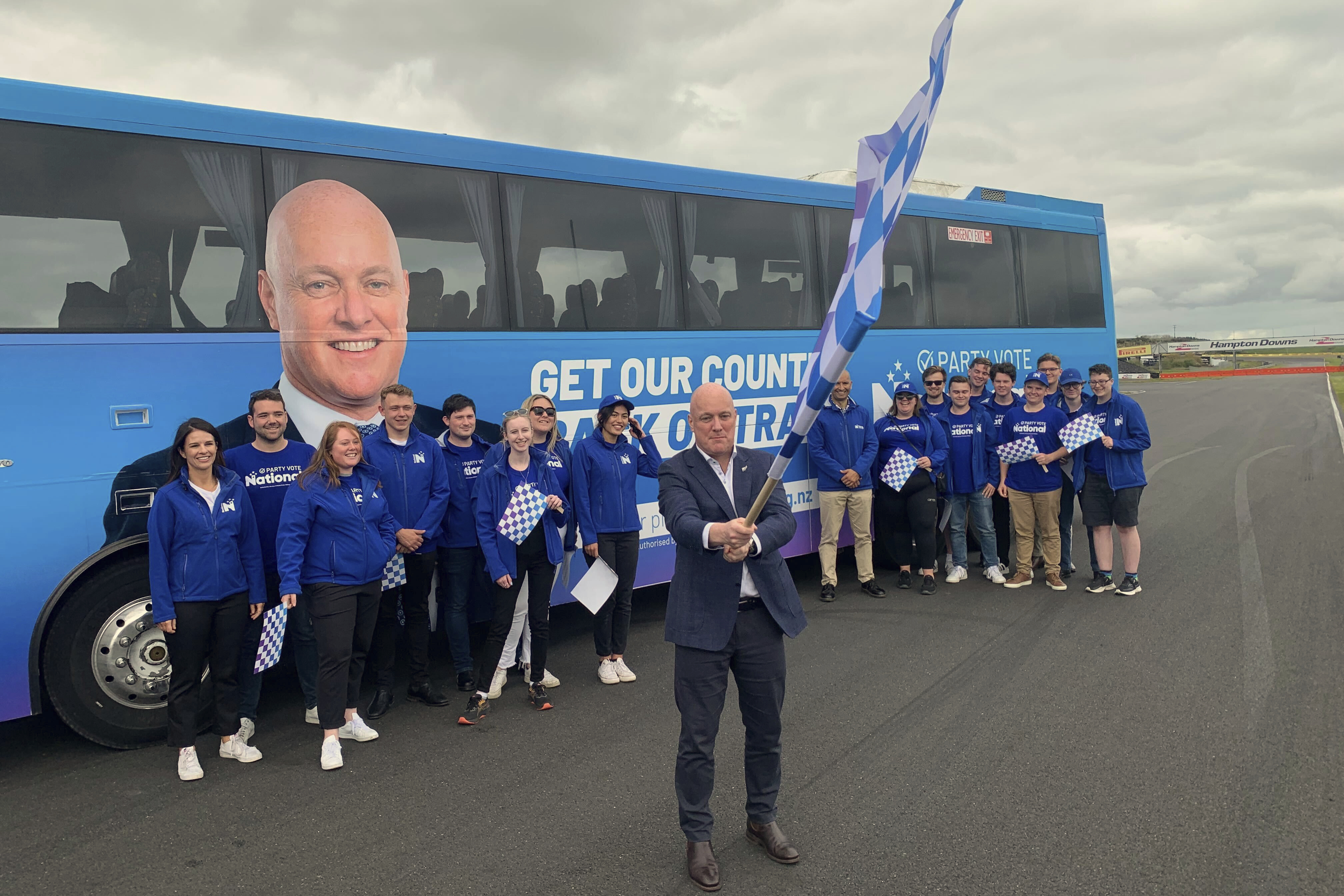 Preliminary polls put National Party leader Christopher Luxon in the lead in New Zealand general elections