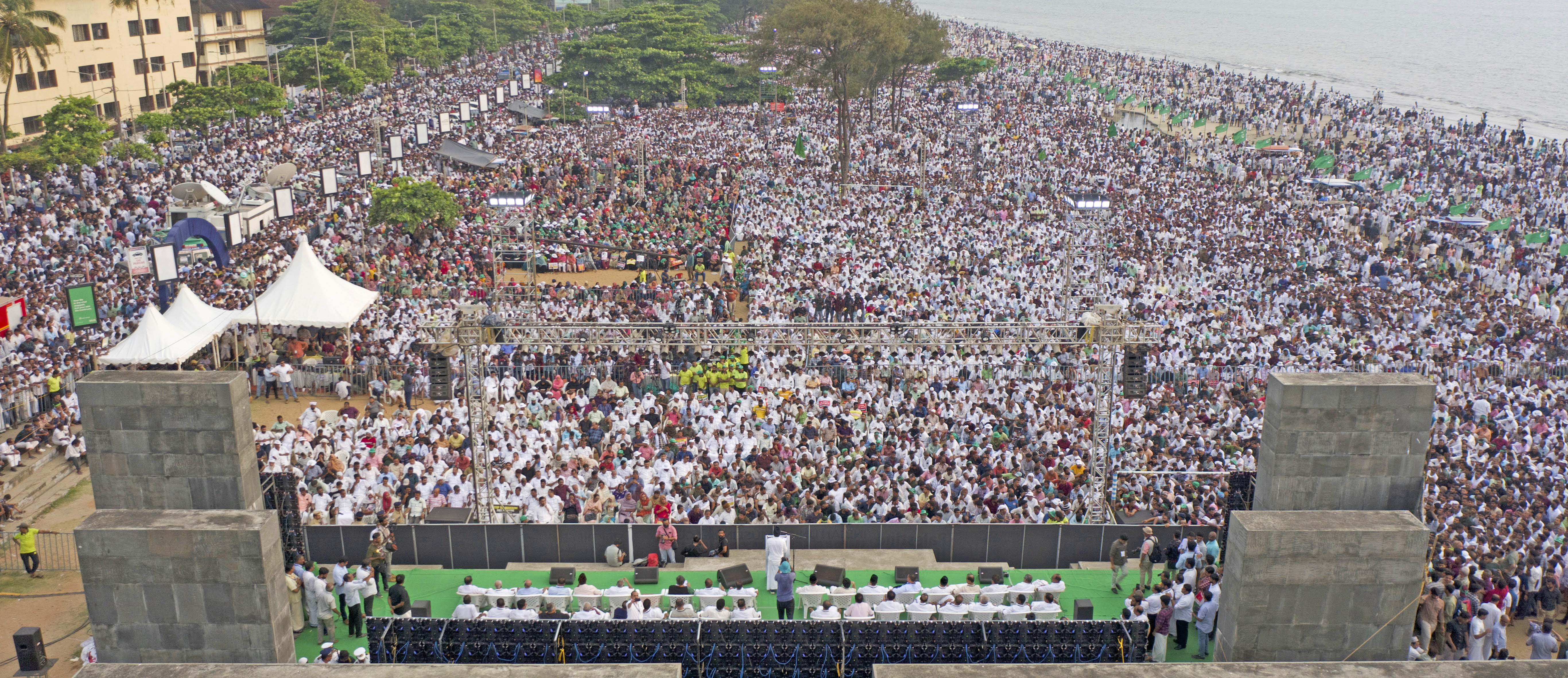 Gaza rally in Calicut Kerala [Indian Union Muslim League (IUML) ]