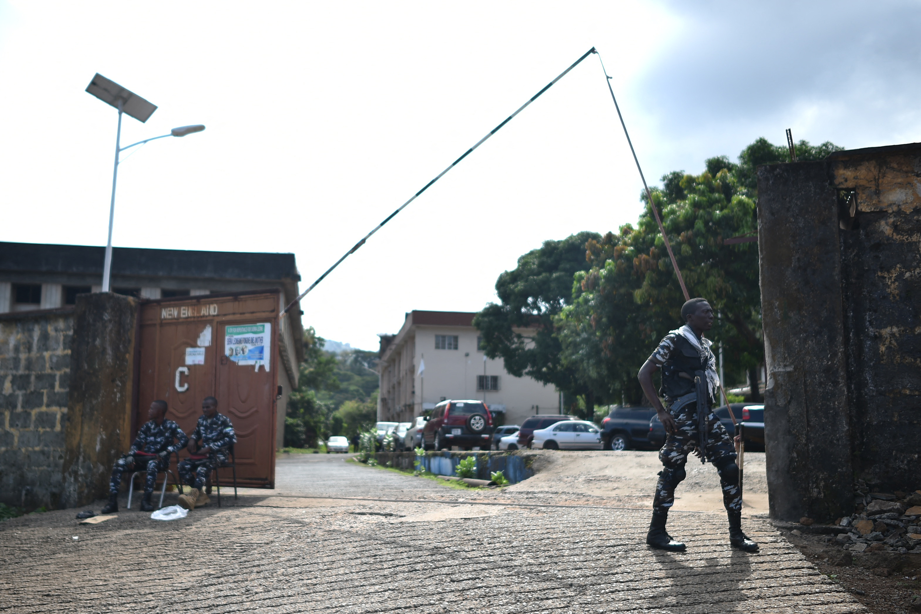 Members of the Sierra Leonean Police Forces