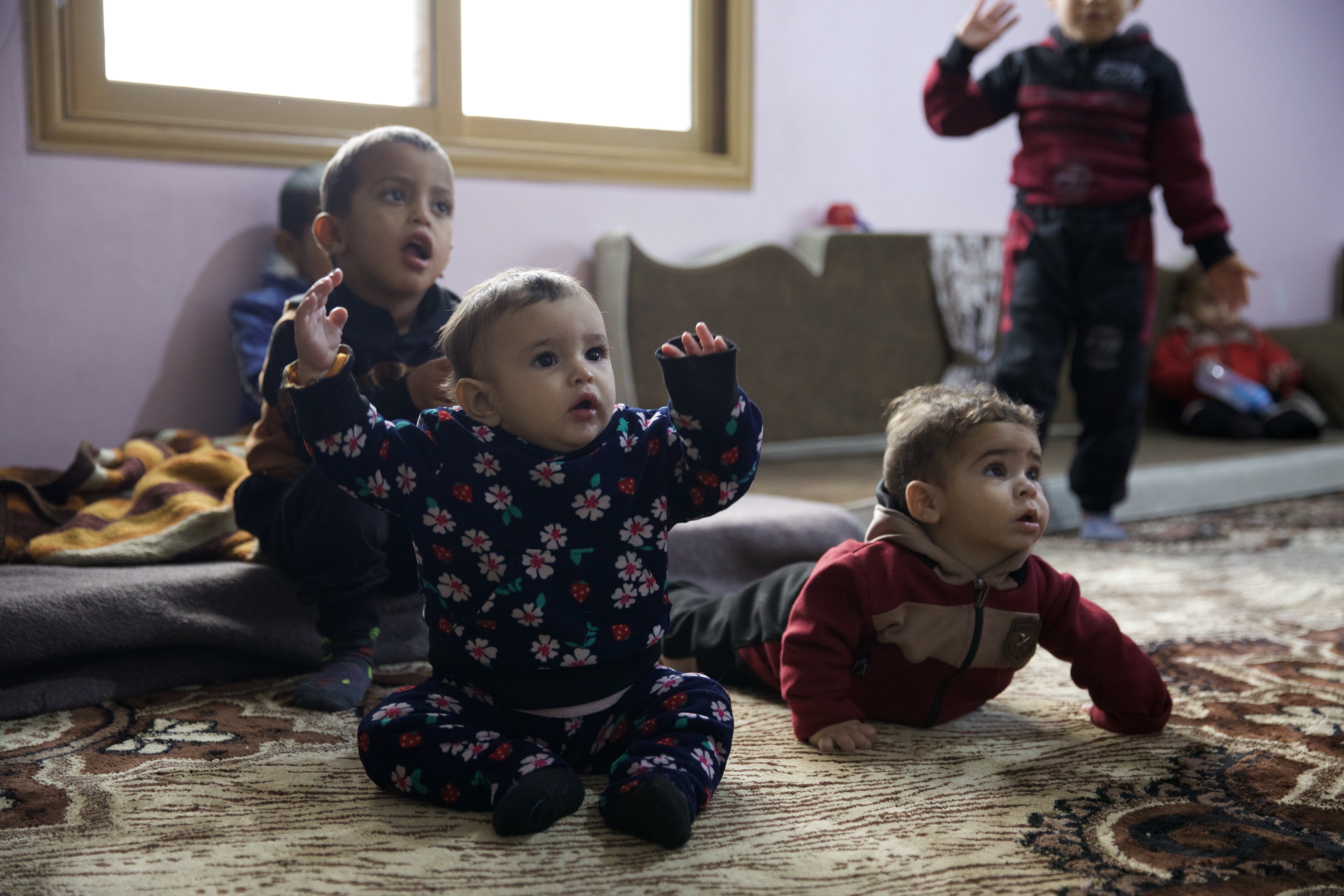 A picture showing the children in Child Houses centre