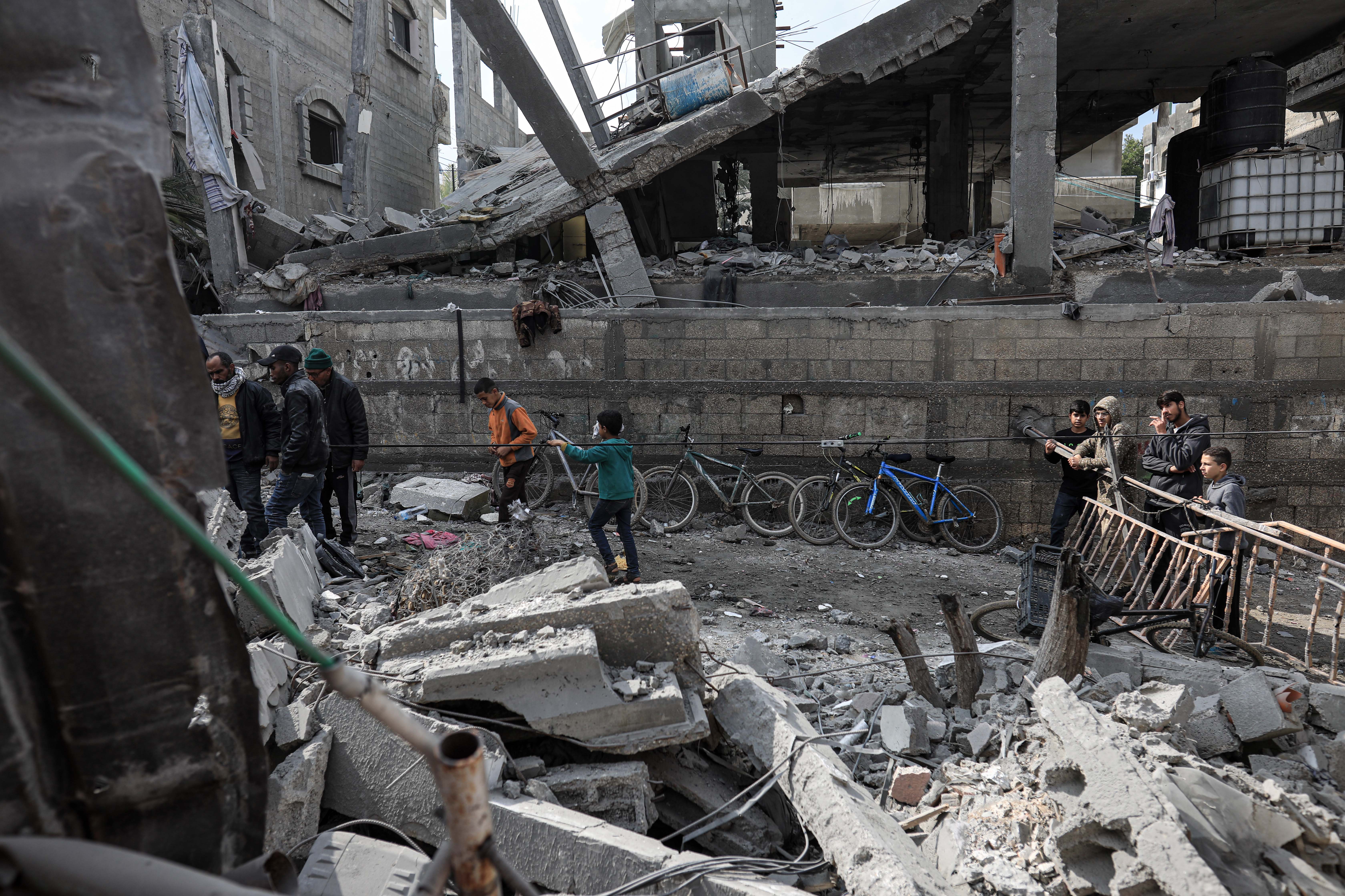 Air strikes in Deir el Balah