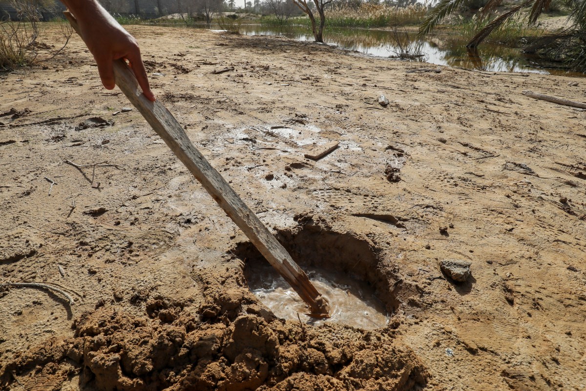 Groundwater upsurge floods homes in Libyan coastal town