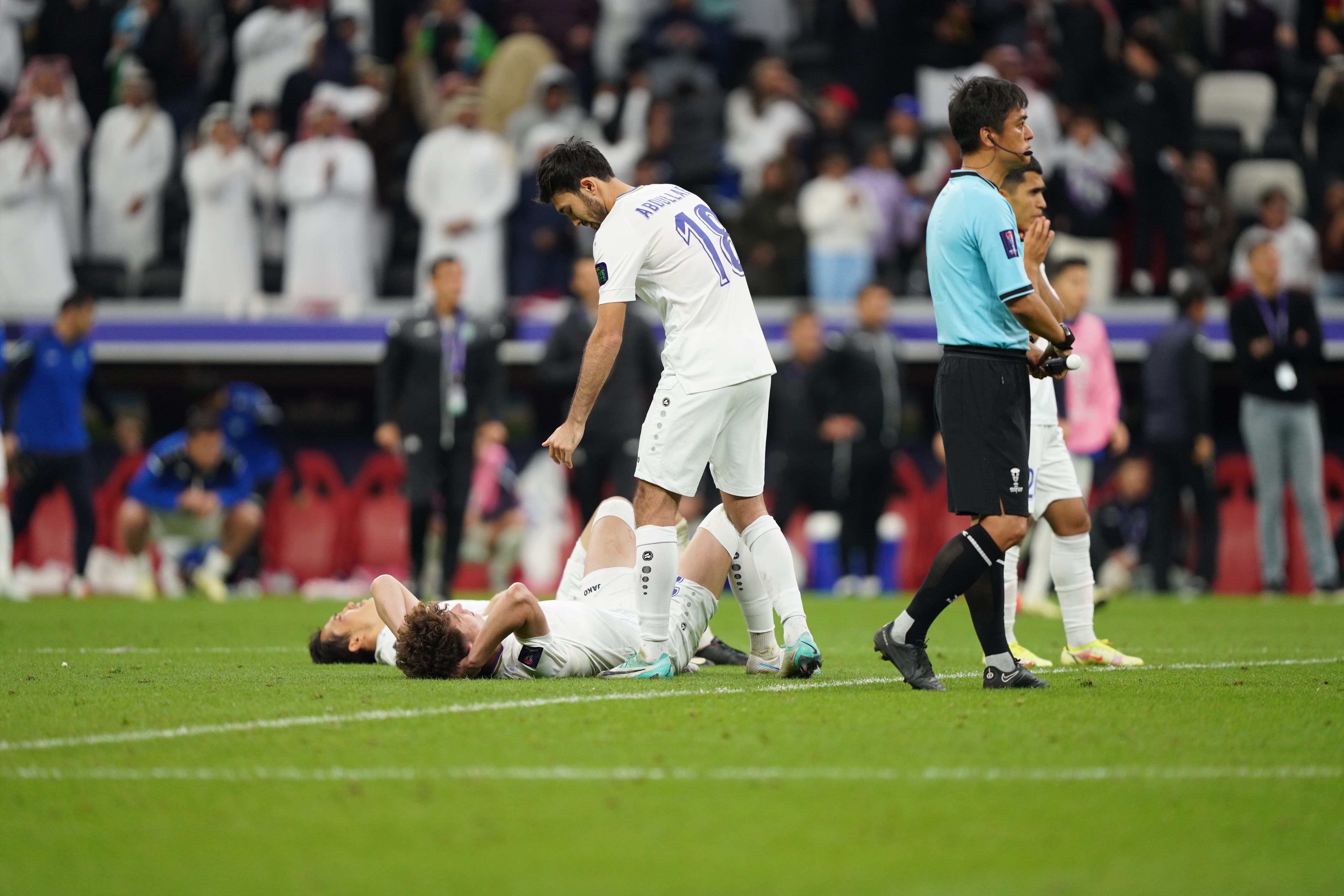 Qatar v Uzbekistan at Al Bayt Stadium in Al Khor