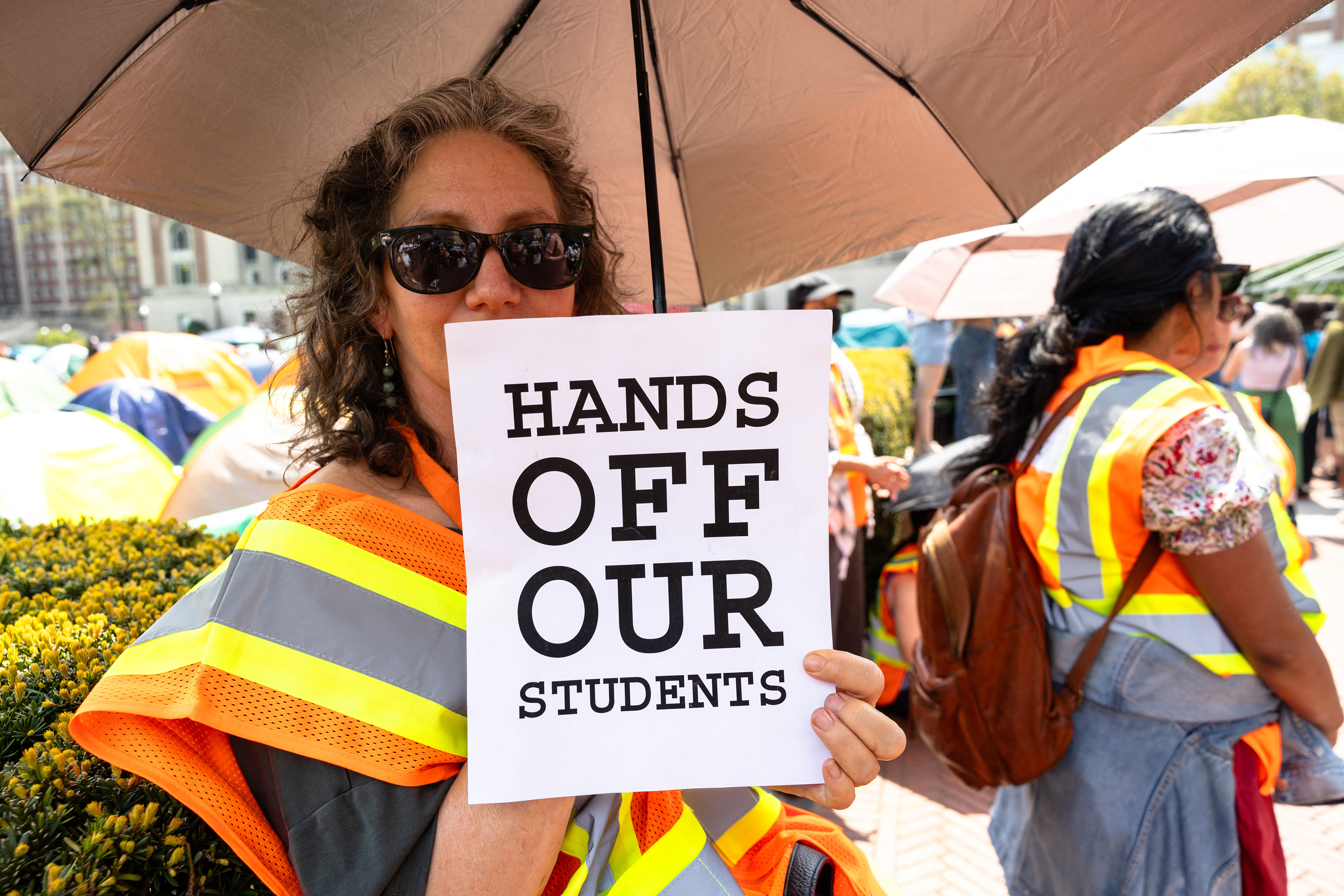 Columbia suspends students after call to end Gaza camp unheeded