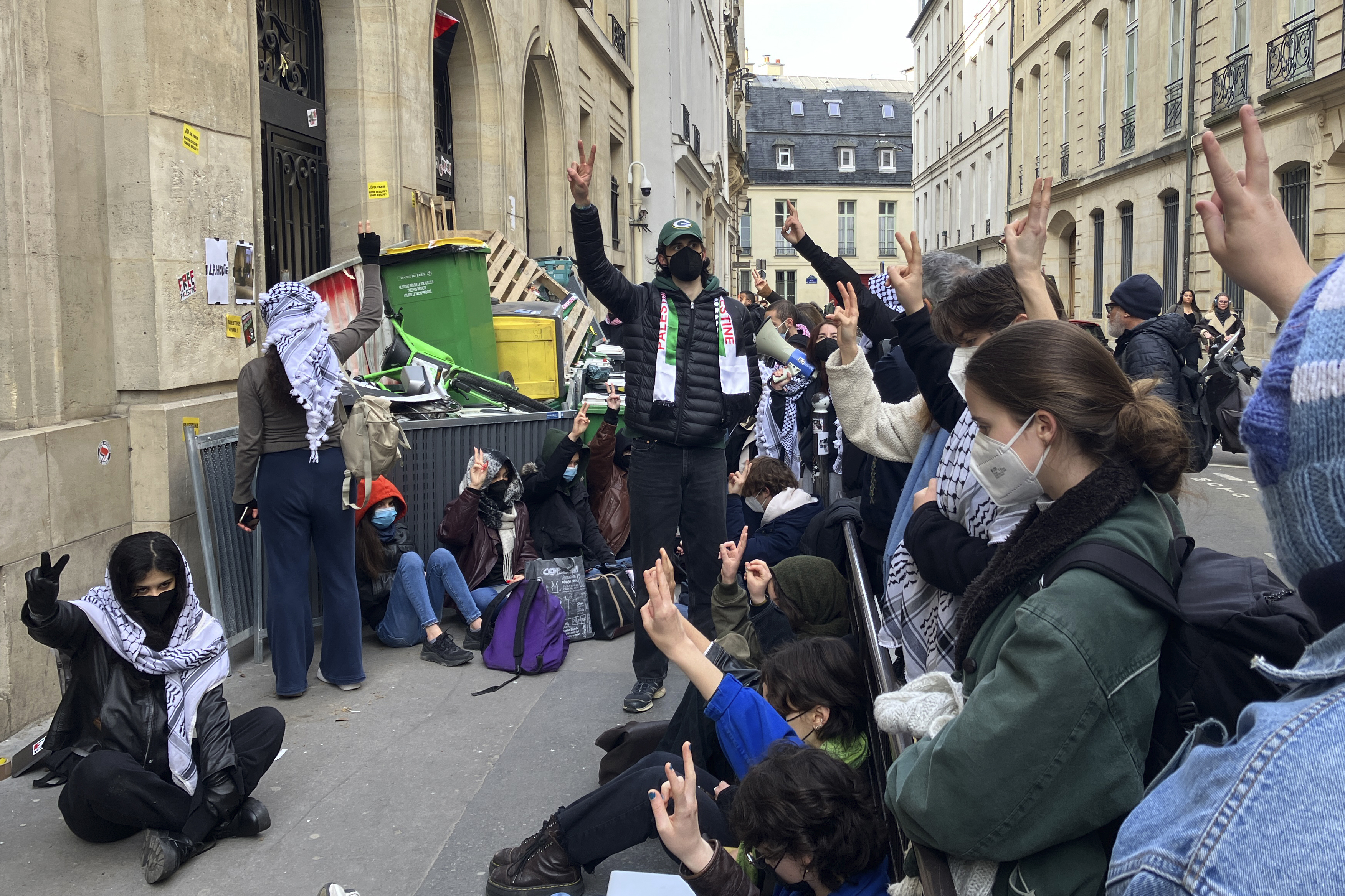 France Israel Palestinians Campus Protests