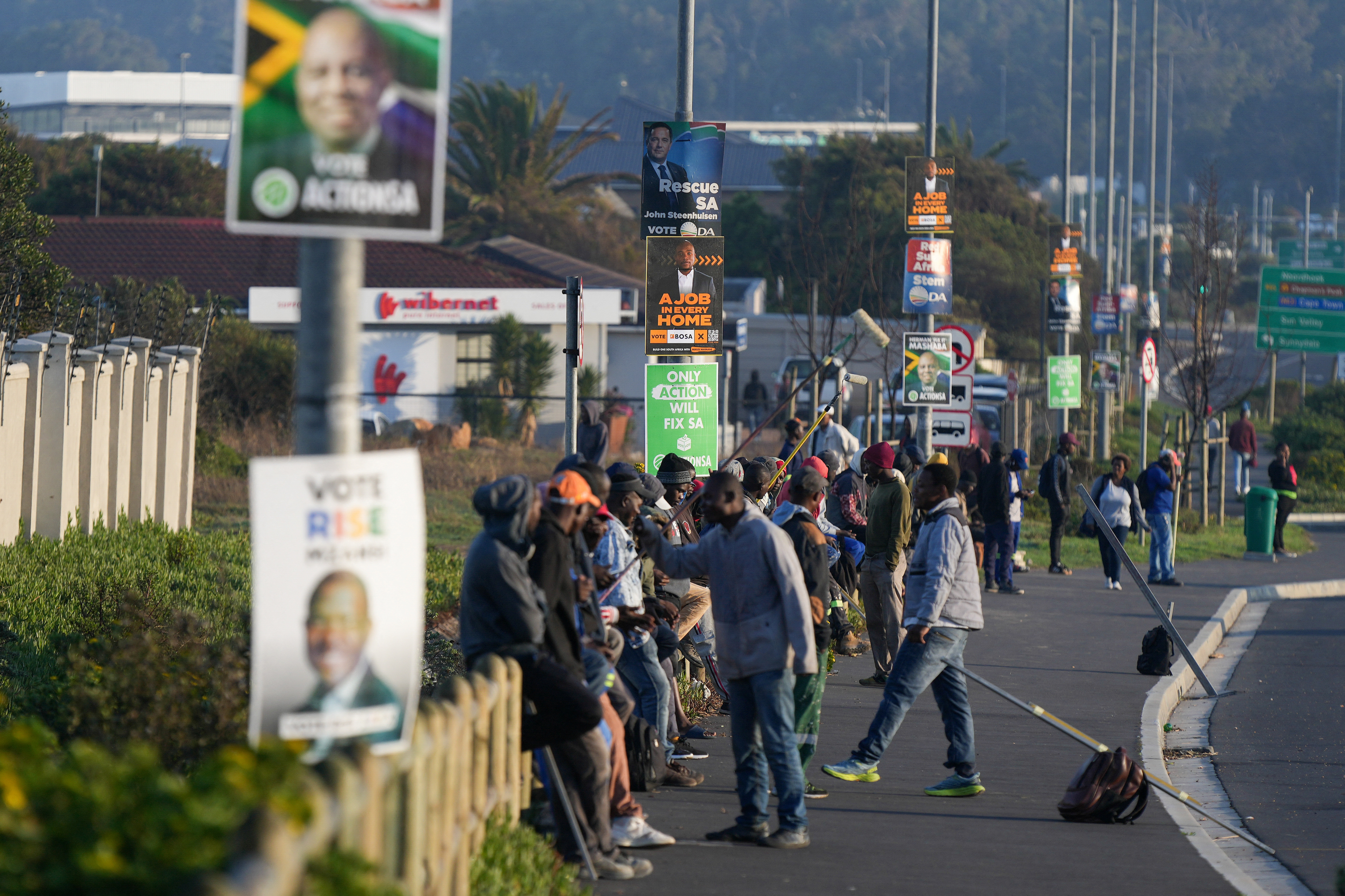 South Africa election posters